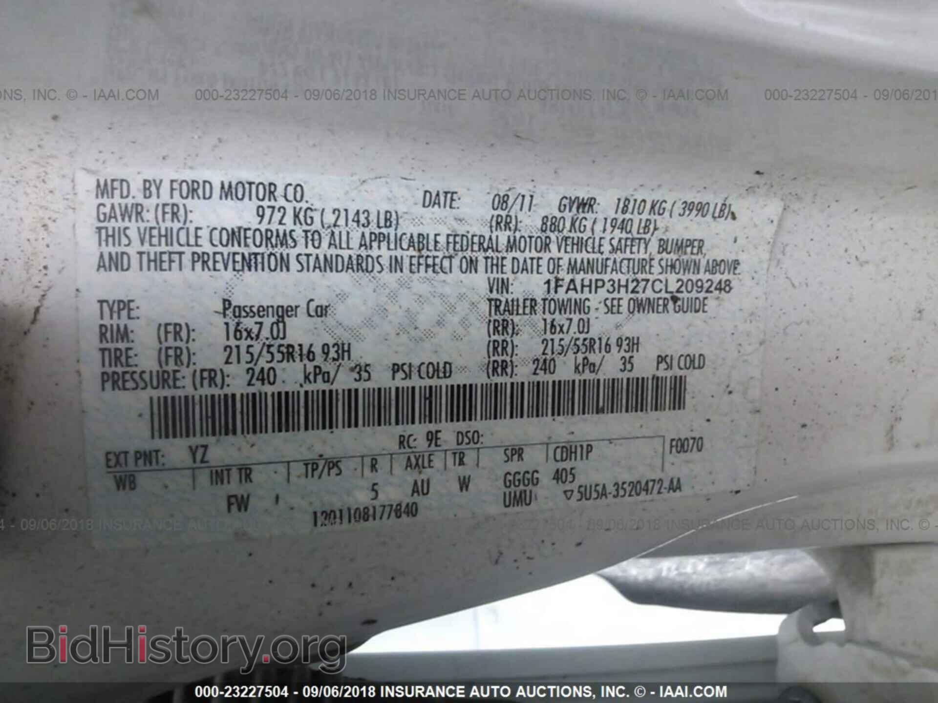 2012 Ford Focus - VIN: 1FAHP3H27CL209248 - Photo 9