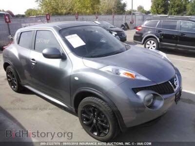2013 Nissan JUKE, серый — VIN JN8AF5MV5DT208180, IAAI