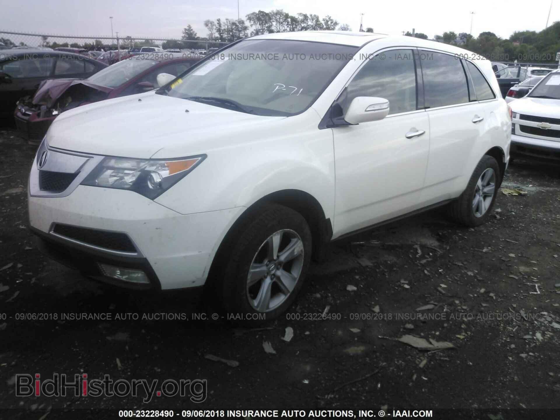 2012 Acura Mdx - VIN: 2HNYD2H2XCH507328 - Фото 2