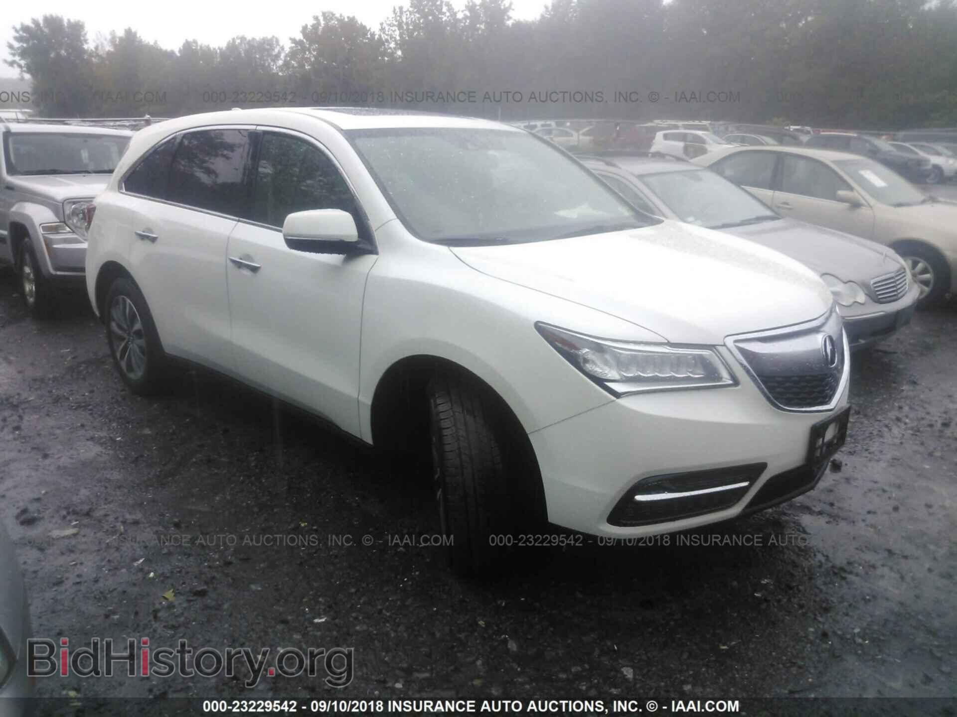 Фотография 5FRYD4H4XEB040910 - Acura Mdx 2014