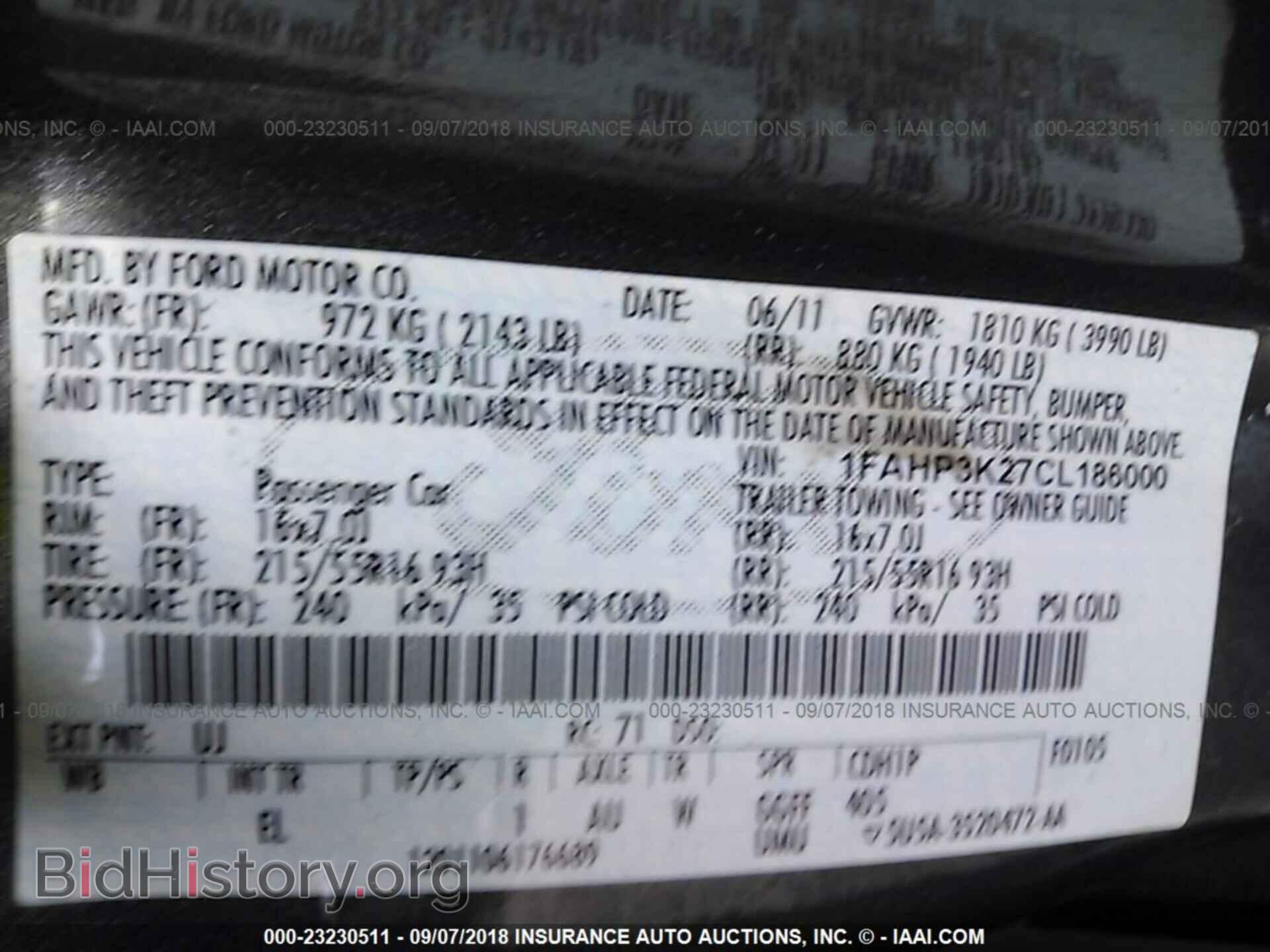 2012 Ford Focus - VIN: 1FAHP3K27CL186000 - Фото 9