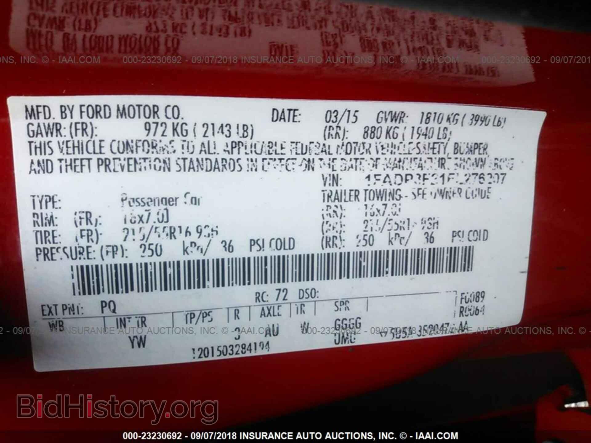 2015 Ford Focus - VIN: 1FADP3F21FL276207 - Photo 9