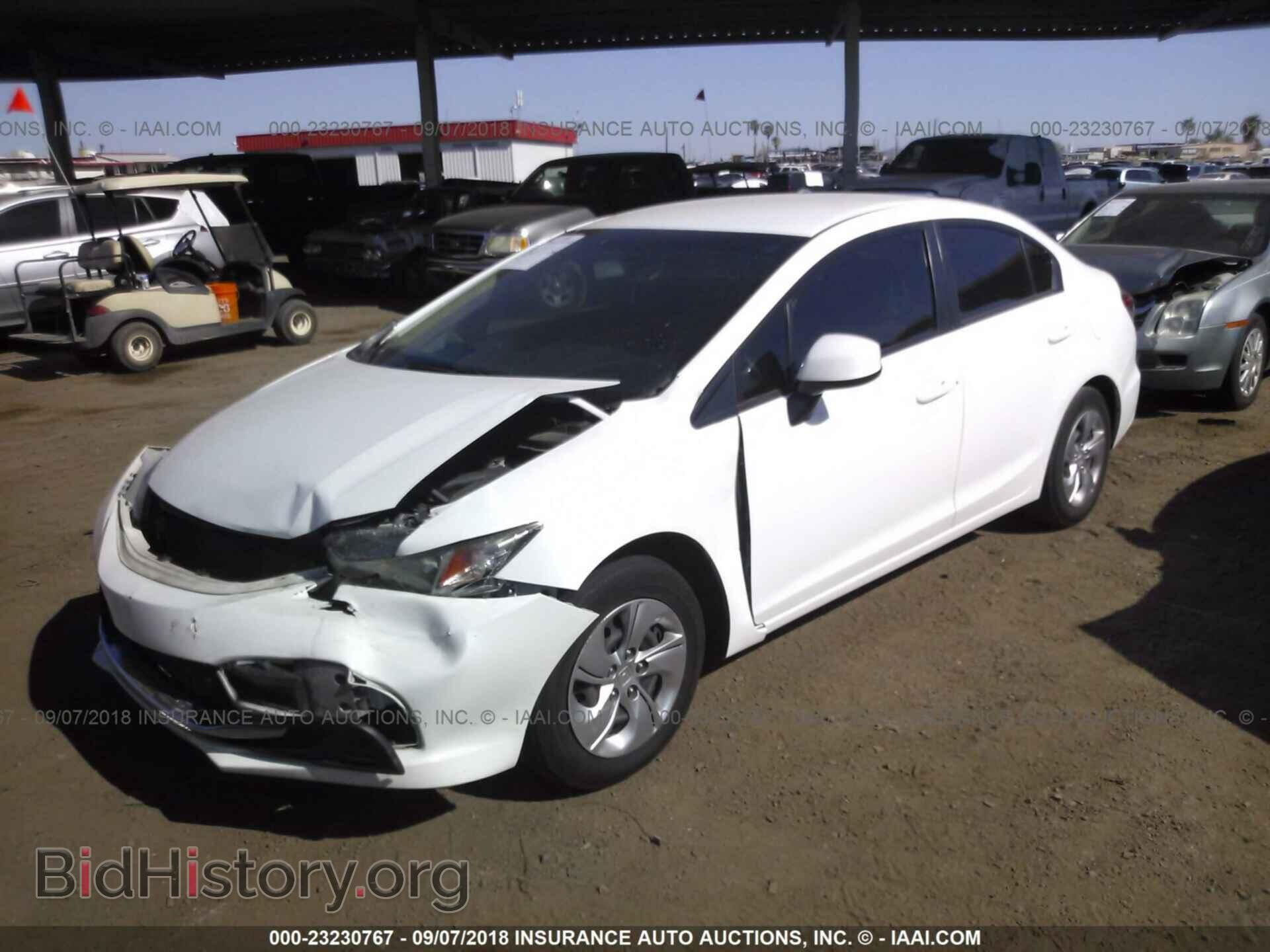 2013 Honda Civic - VIN: 19XFB2F52DE064346 - Фото 2