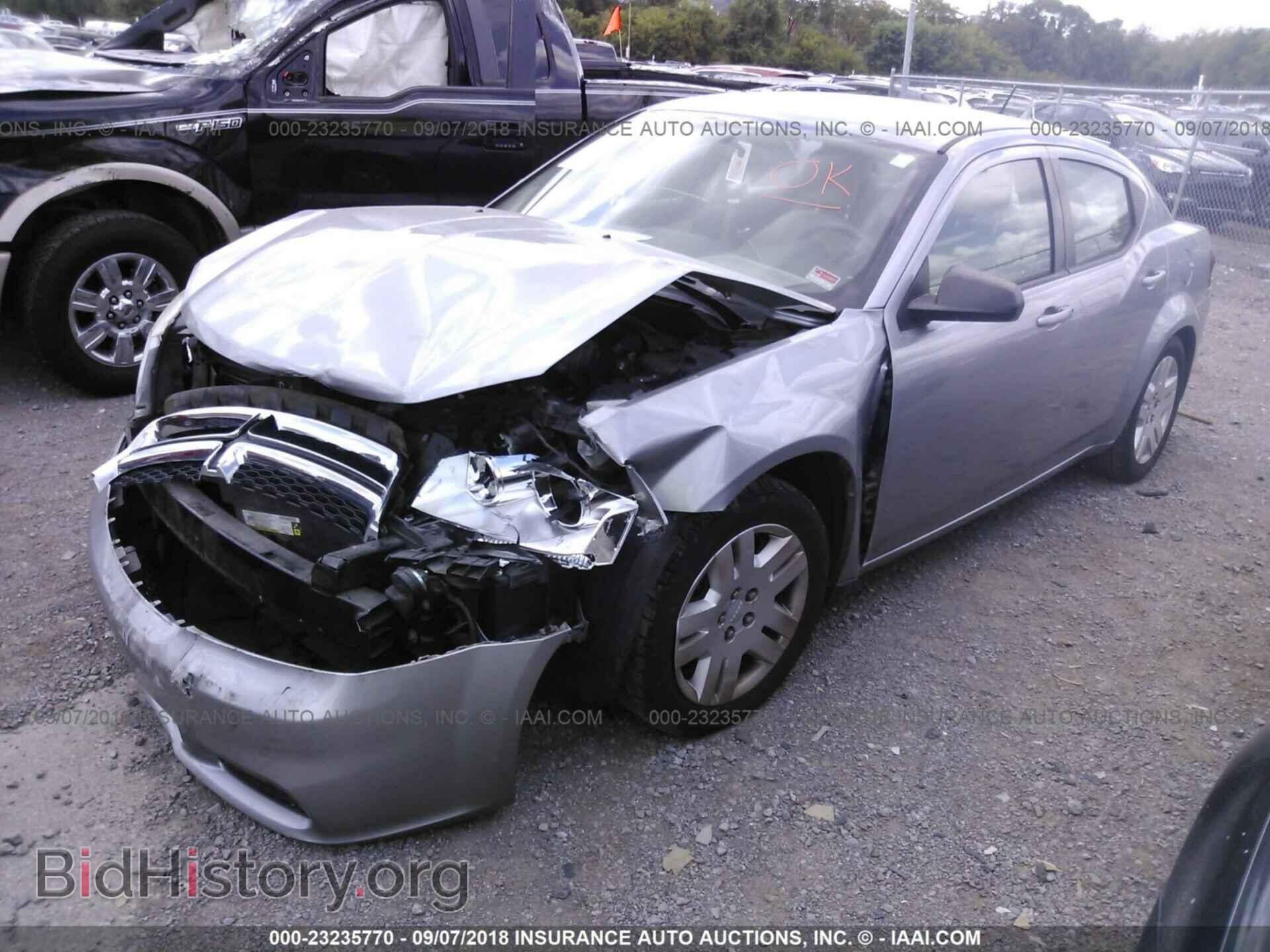 2013 Dodge Avenger - VIN: 1C3CDZAB1DN544882 - Фото 2