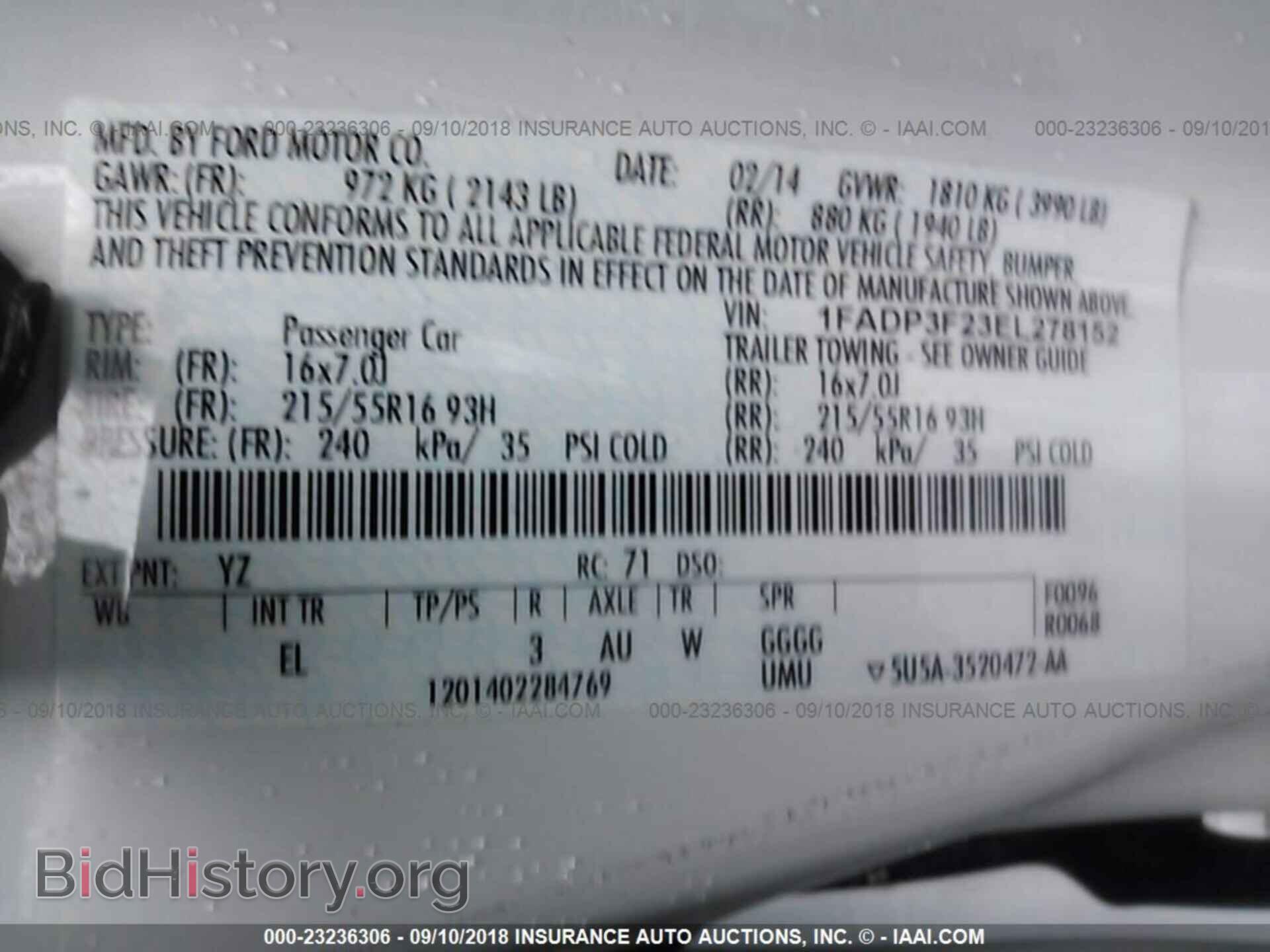 2014 Ford Focus - VIN: 1FADP3F23EL278152 - Photo 9