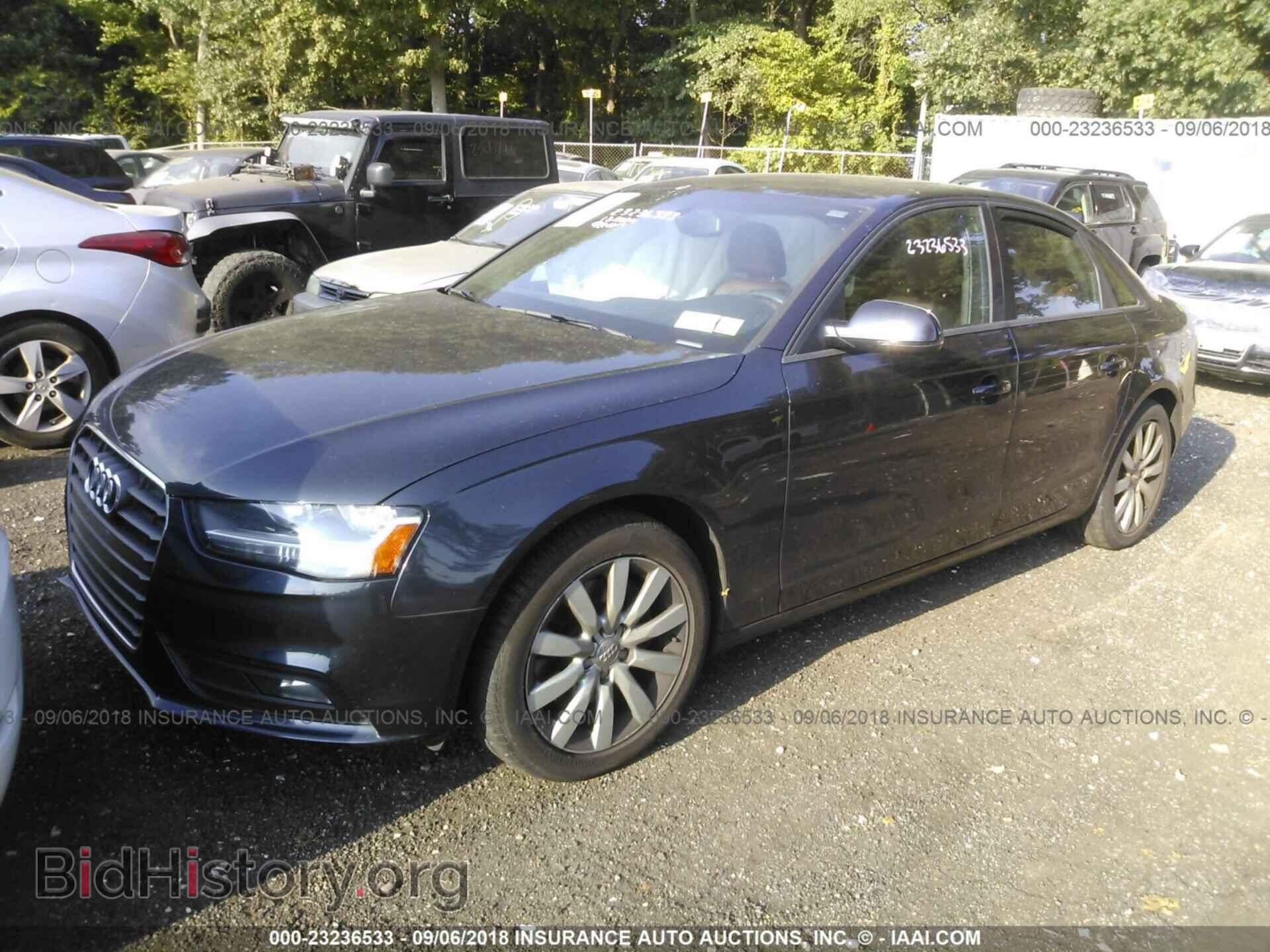 2013 Audi A4 - VIN: WAUBFAFL9DA168036 - Фото 2