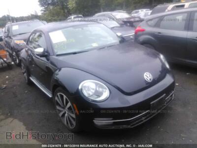 2012 Volkswagen BEETLE, black — VIN 3VWVA7AT7CM603143, IAAI