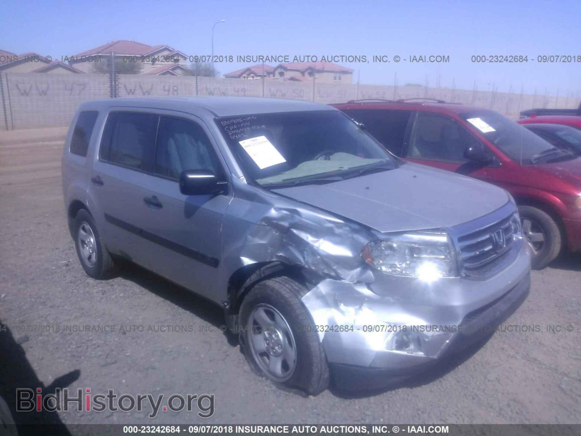 Фотография 5FNYF3H27CB004402 - Honda Pilot 2012