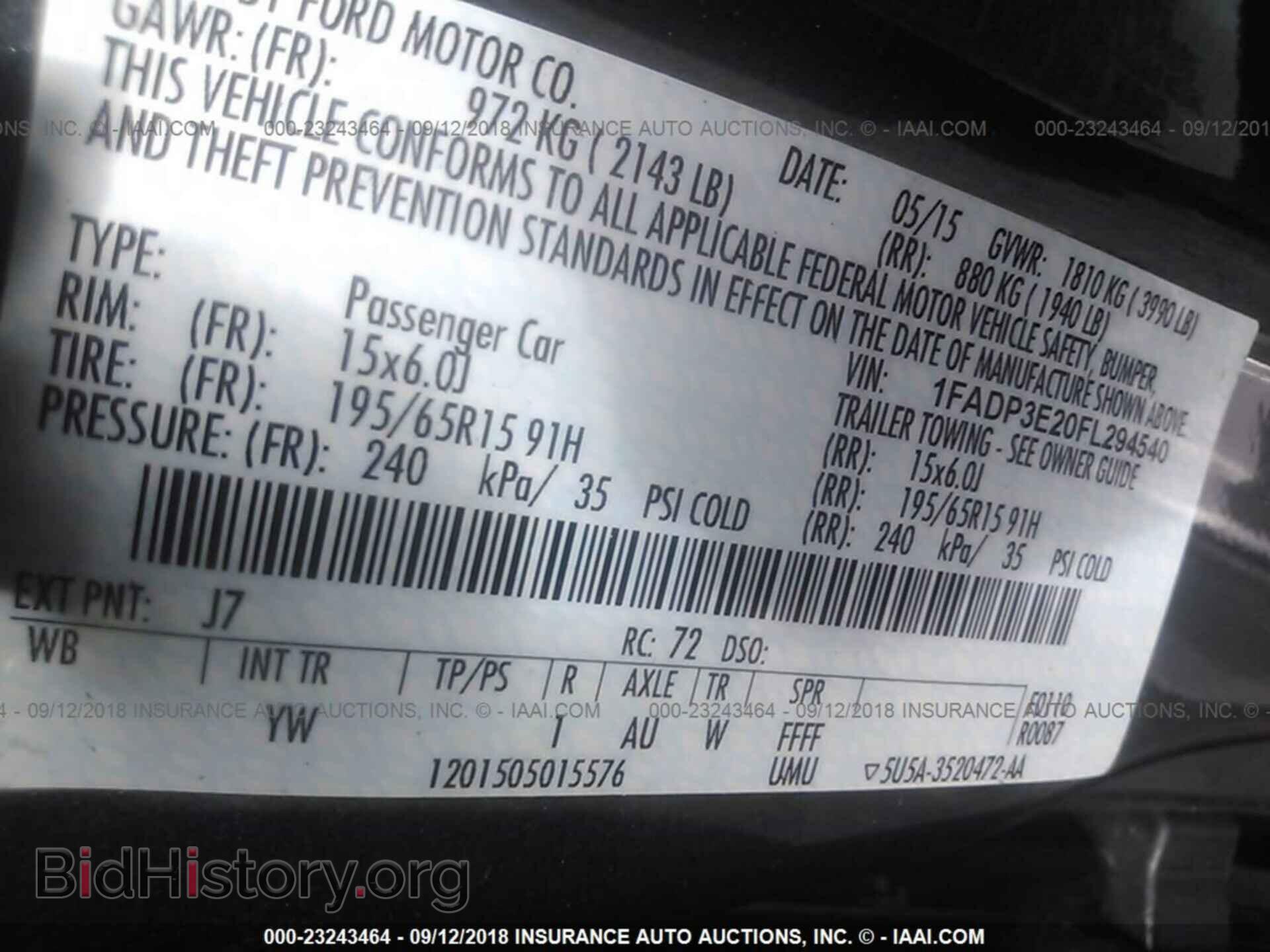 2015 Ford Focus - VIN: 1FADP3E20FL294540 - Photo 9
