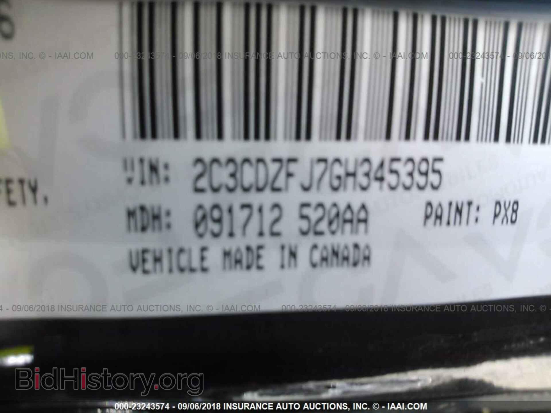 2016 Dodge Challenger - VIN: 2C3CDZFJ7GH345395 - Photo 9