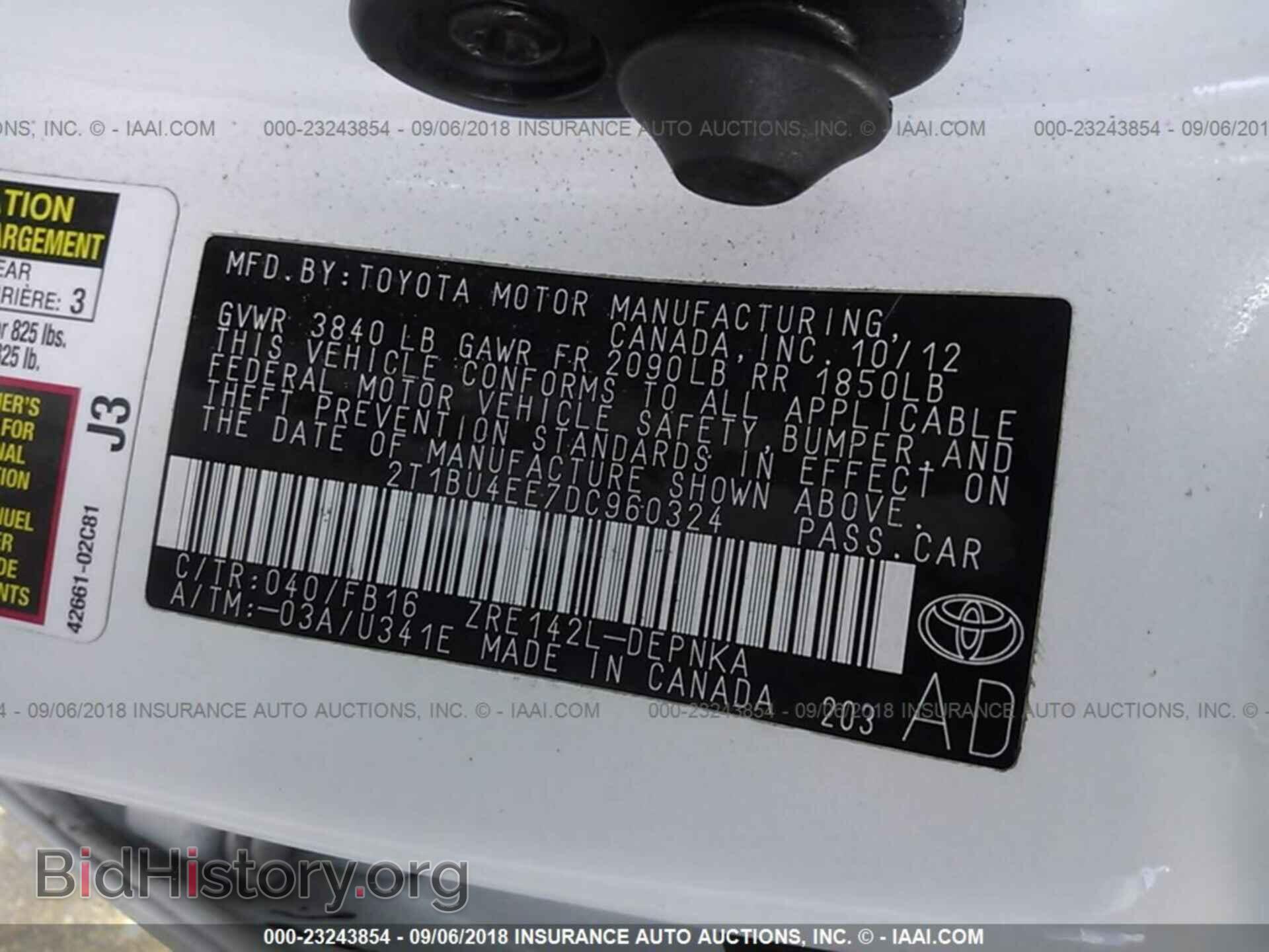 2013 Toyota Corolla - VIN: 2T1BU4EE7DC960324 - Photo 9