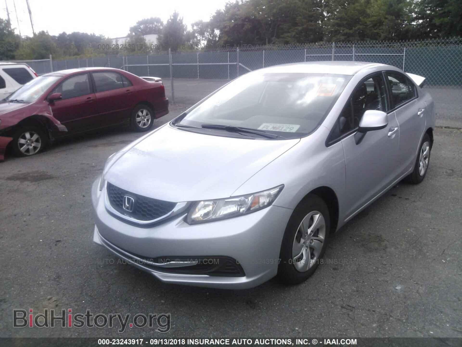 2013 Honda Civic - VIN: 19XFB2F51DE095085 - Фото 2