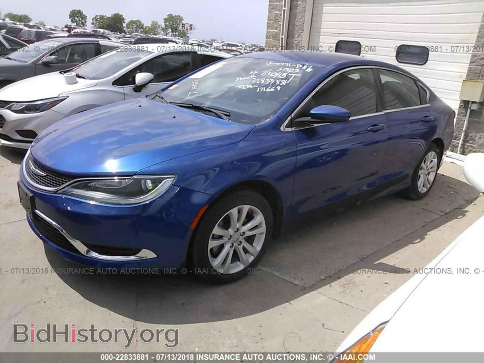 2016 CHRYSLER 200 - VIN: 1C3CCCAB3GN171669 - Фото 2
