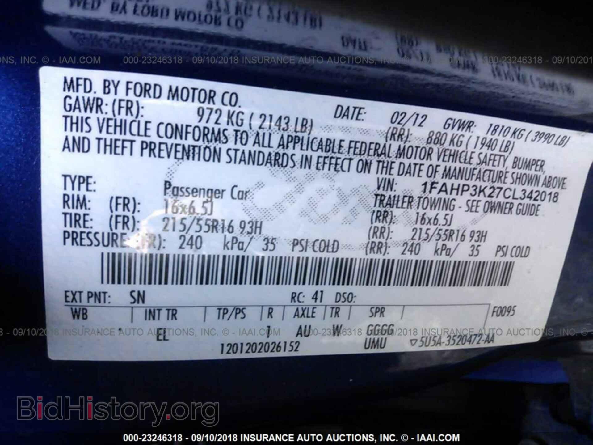 2012 Ford Focus - VIN: 1FAHP3K27CL342018 - Photo 9