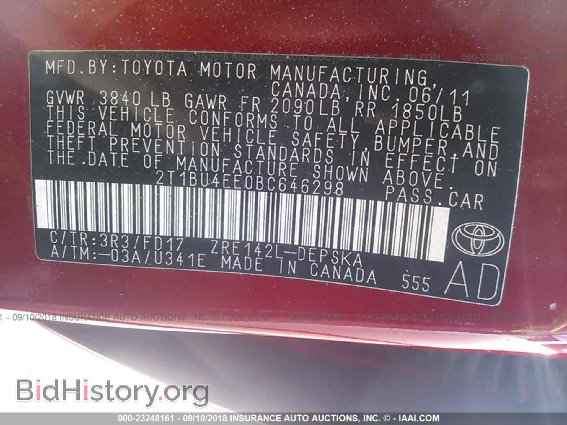 2011 Toyota Corolla - VIN: 2T1BU4EE0BC646298 - Photo 9