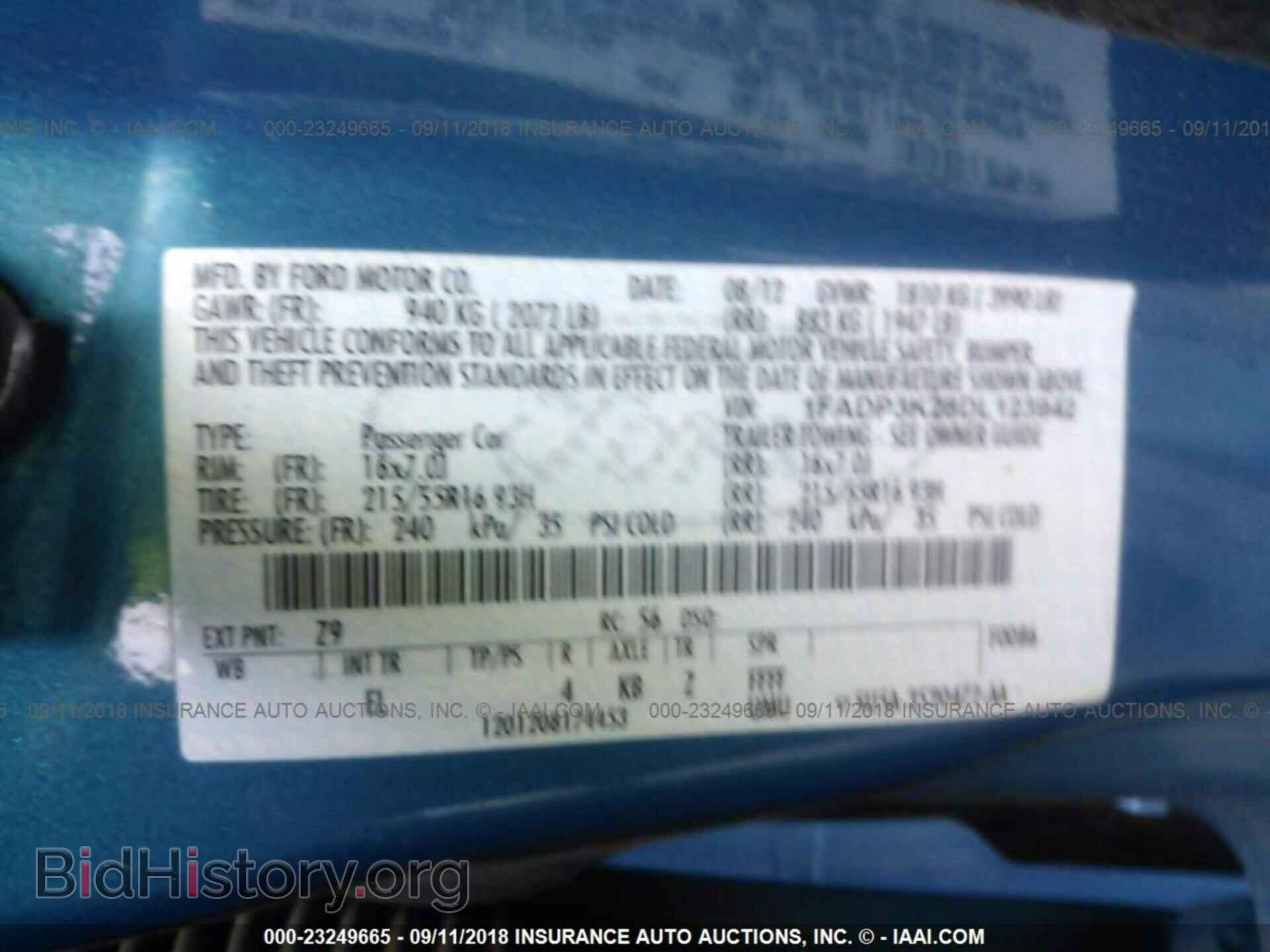 2013 Ford Focus - VIN: 1FADP3K28DL123942 - Фото 9