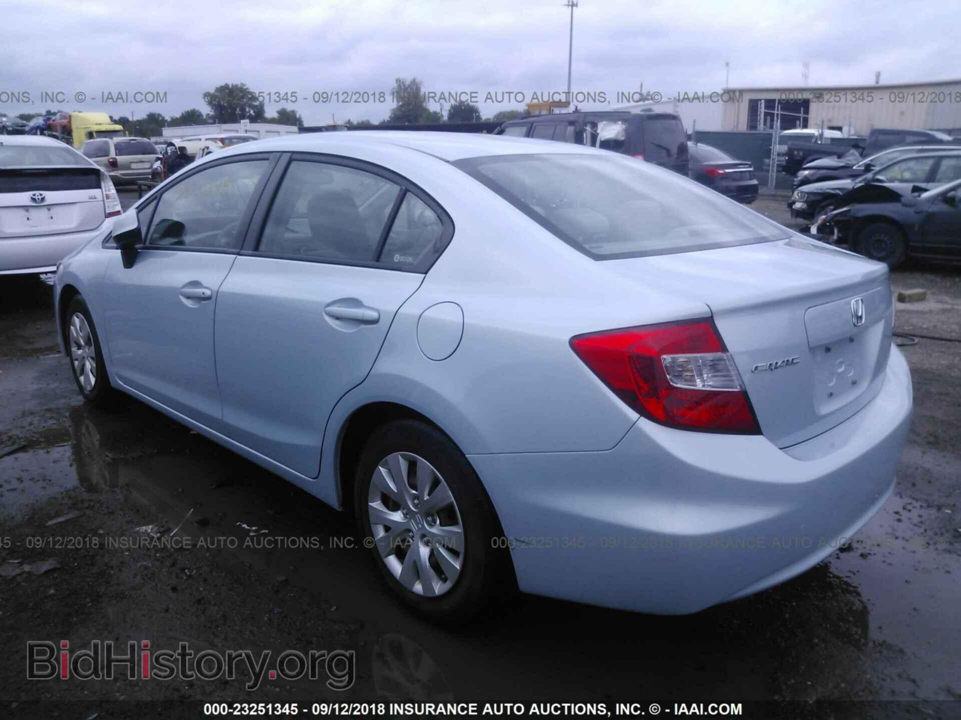 2012 Honda Civic - VIN: 19XFB2F51CE075157 - Фото 3