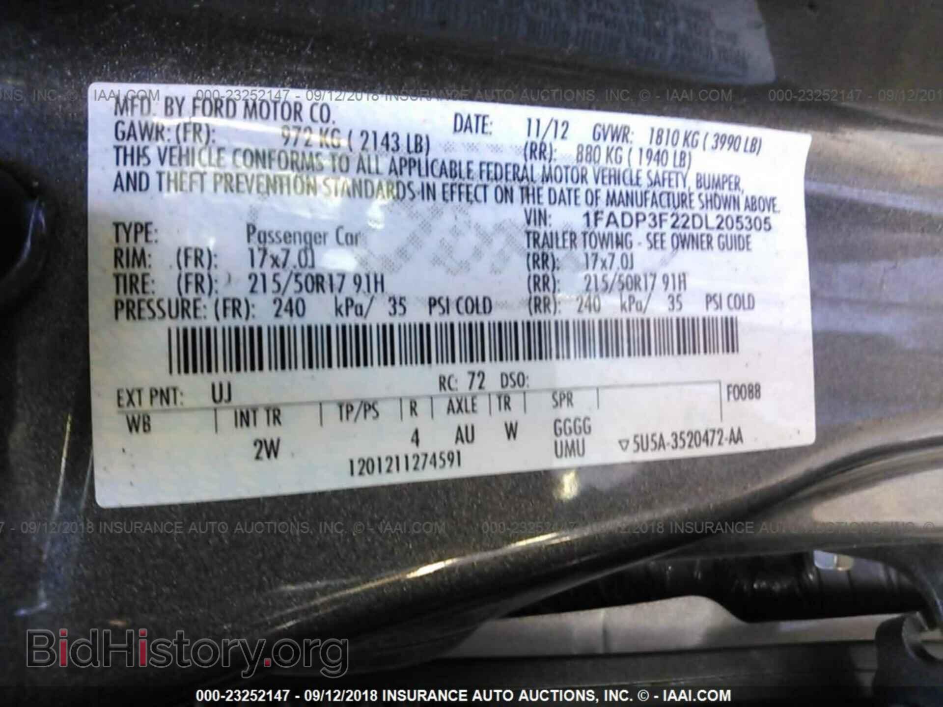 2013 Ford Focus - VIN: 1FADP3F22DL205305 - Photo 9