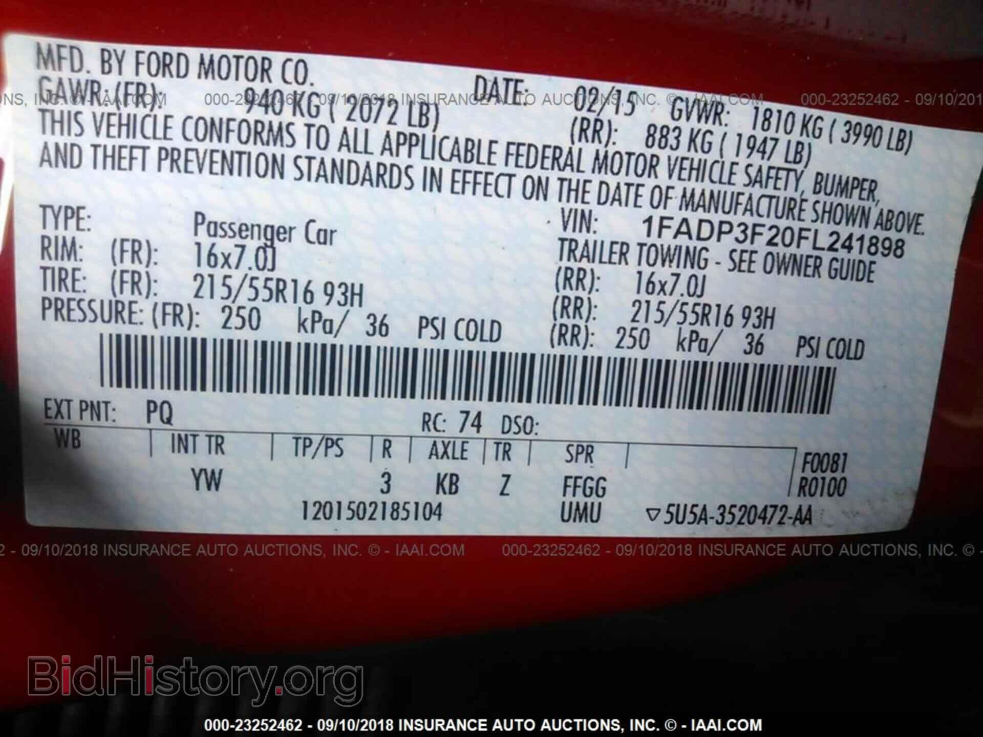 2015 Ford Focus - VIN: 1FADP3F20FL241898 - Photo 9