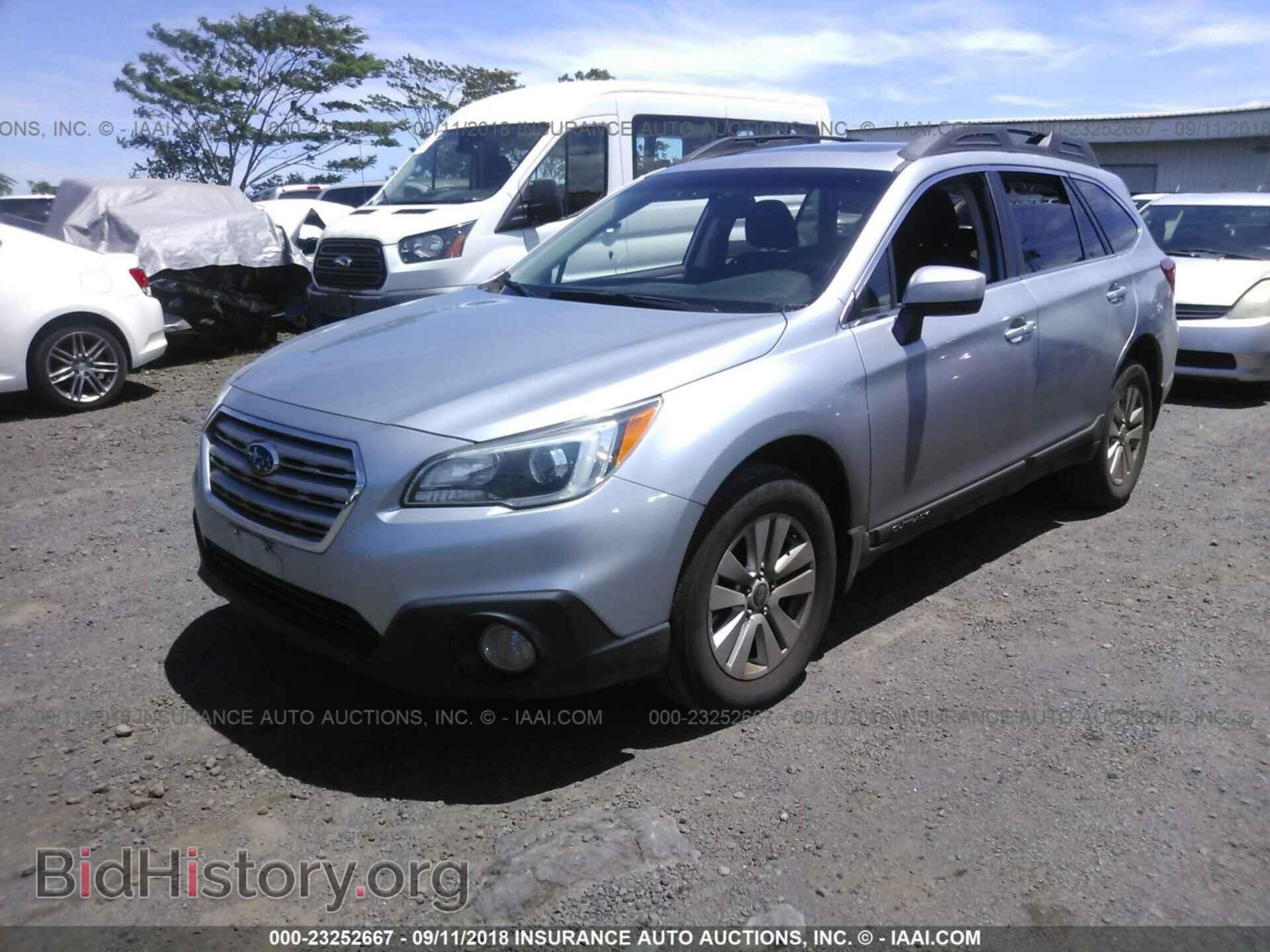 2015 SUBARU OUTBACK - VIN: 4S4BSAEC2F3205060 - Фото 2