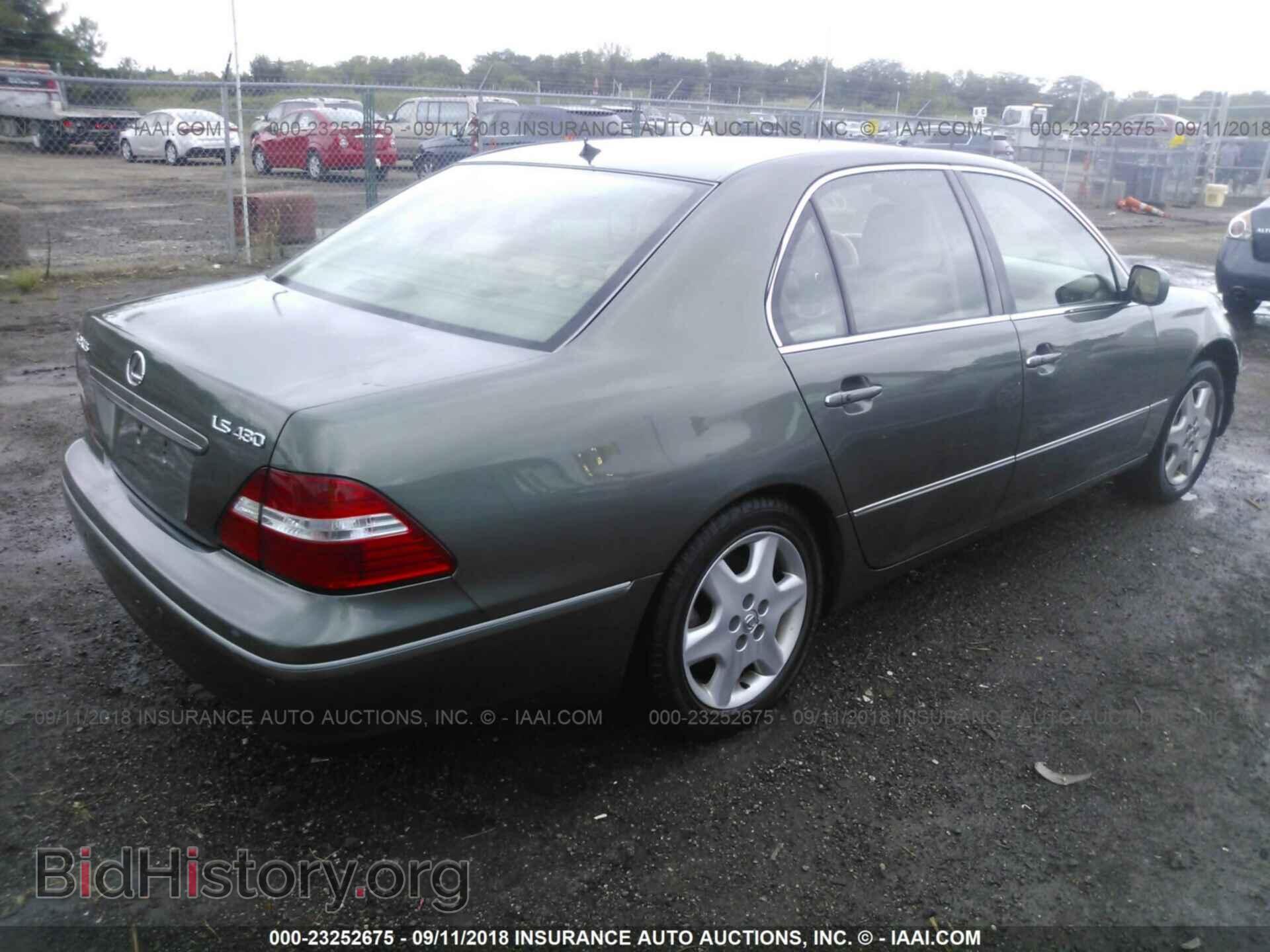 2005 LEXUS LS - VIN: JTHBN36F850181619 - Фото 4