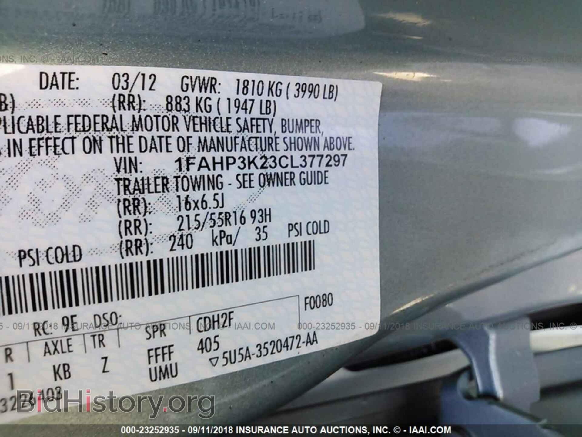 2012 Ford Focus - VIN: 1FAHP3K23CL377297 - Photo 9