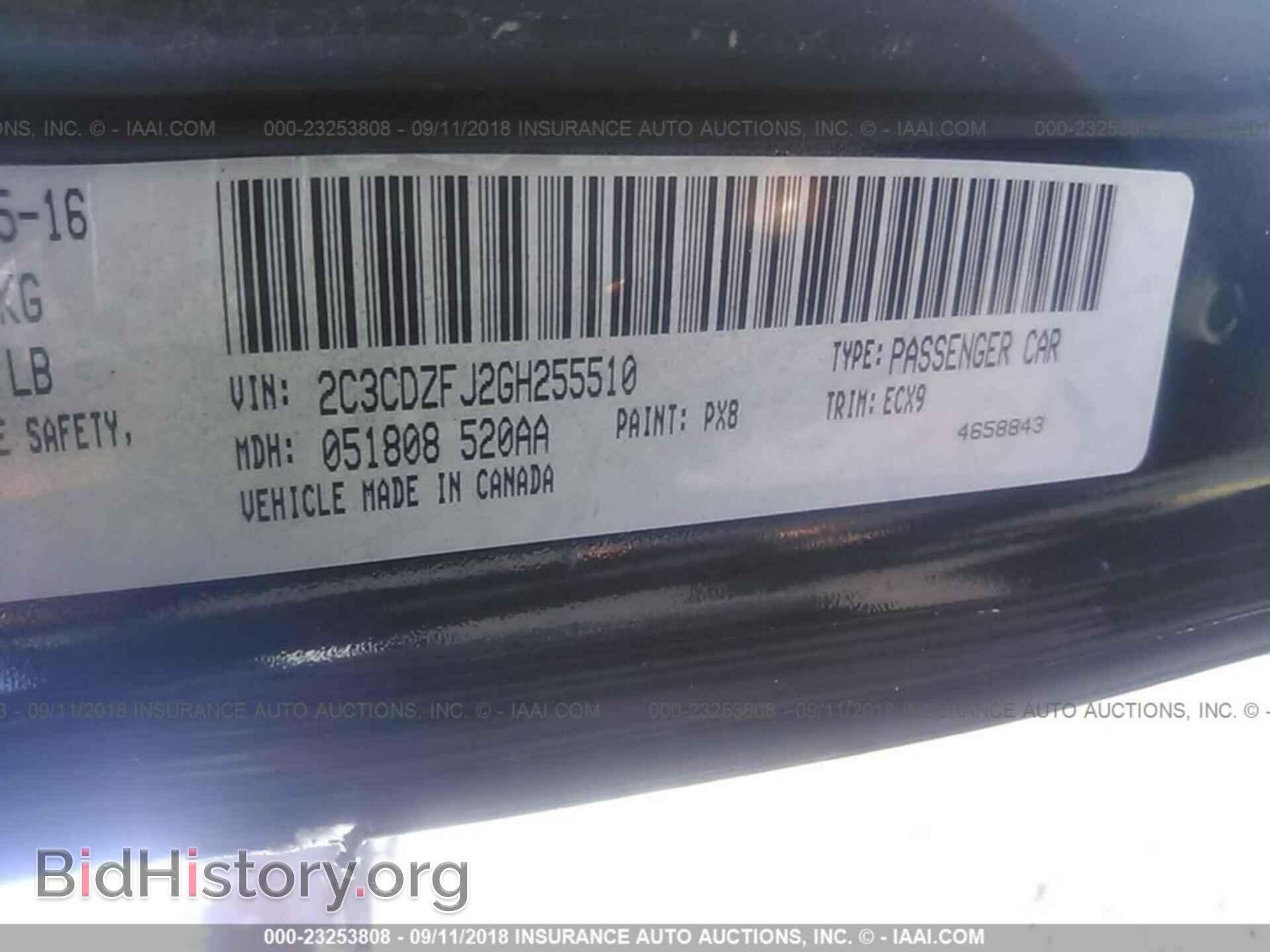 2016 DODGE CHALLENGER - VIN: 2C3CDZFJ2GH255510 - Photo 9