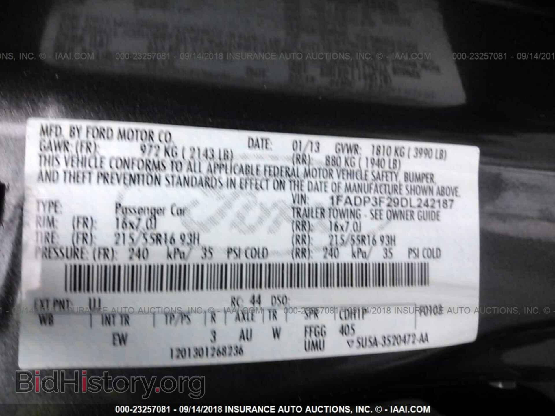 2013 Ford Focus - VIN: 1FADP3F29DL242187 - Photo 9