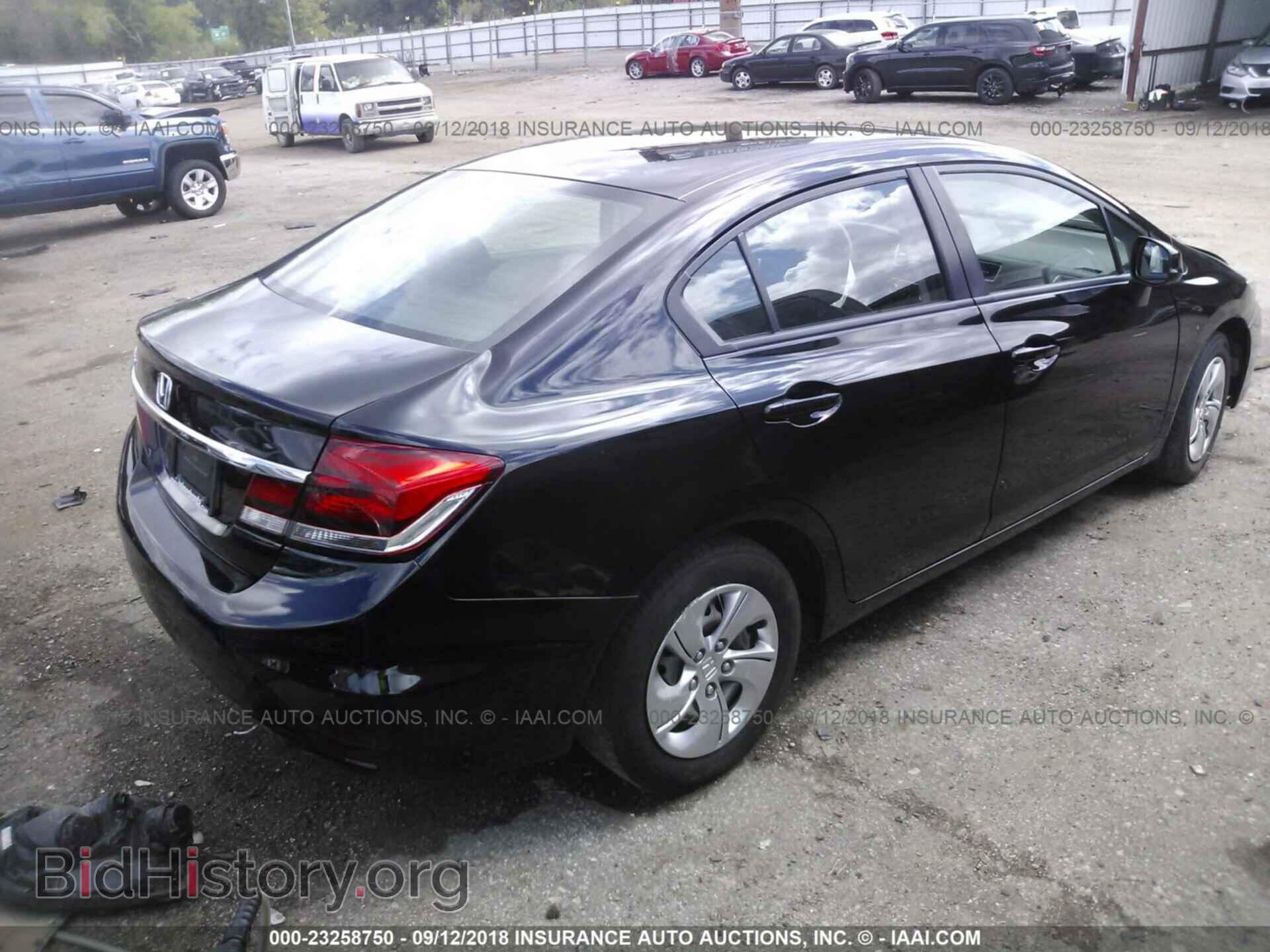 2013 Honda Civic - VIN: 2HGFB2F55DH579346 - Фото 4