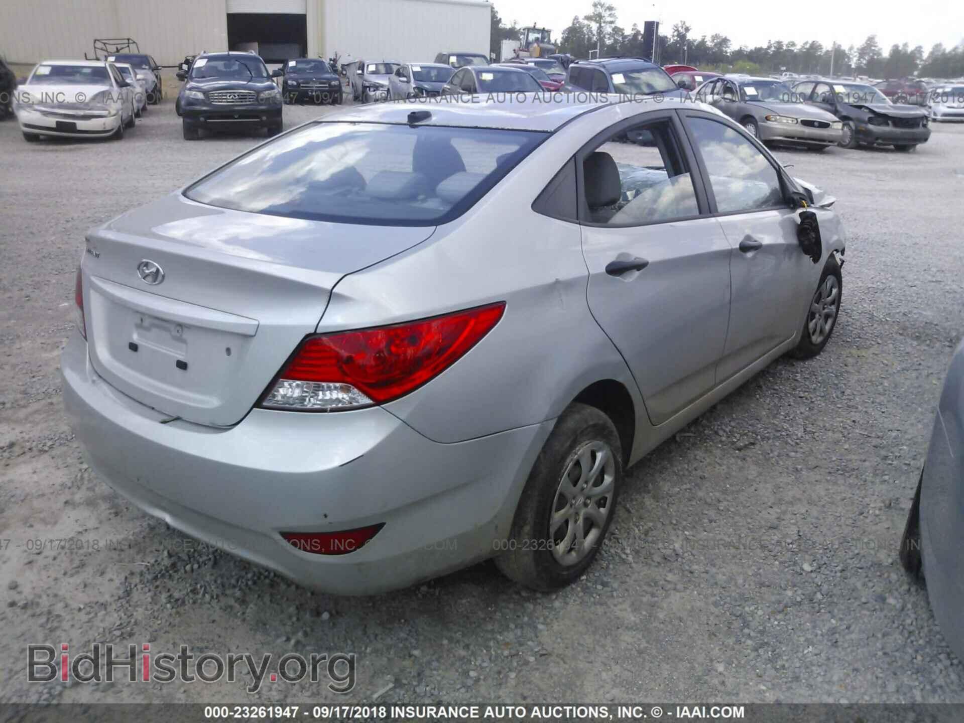 2012 HYUNDAI ACCENT - VIN: KMHCT4AEXCU033568 - Фото 4