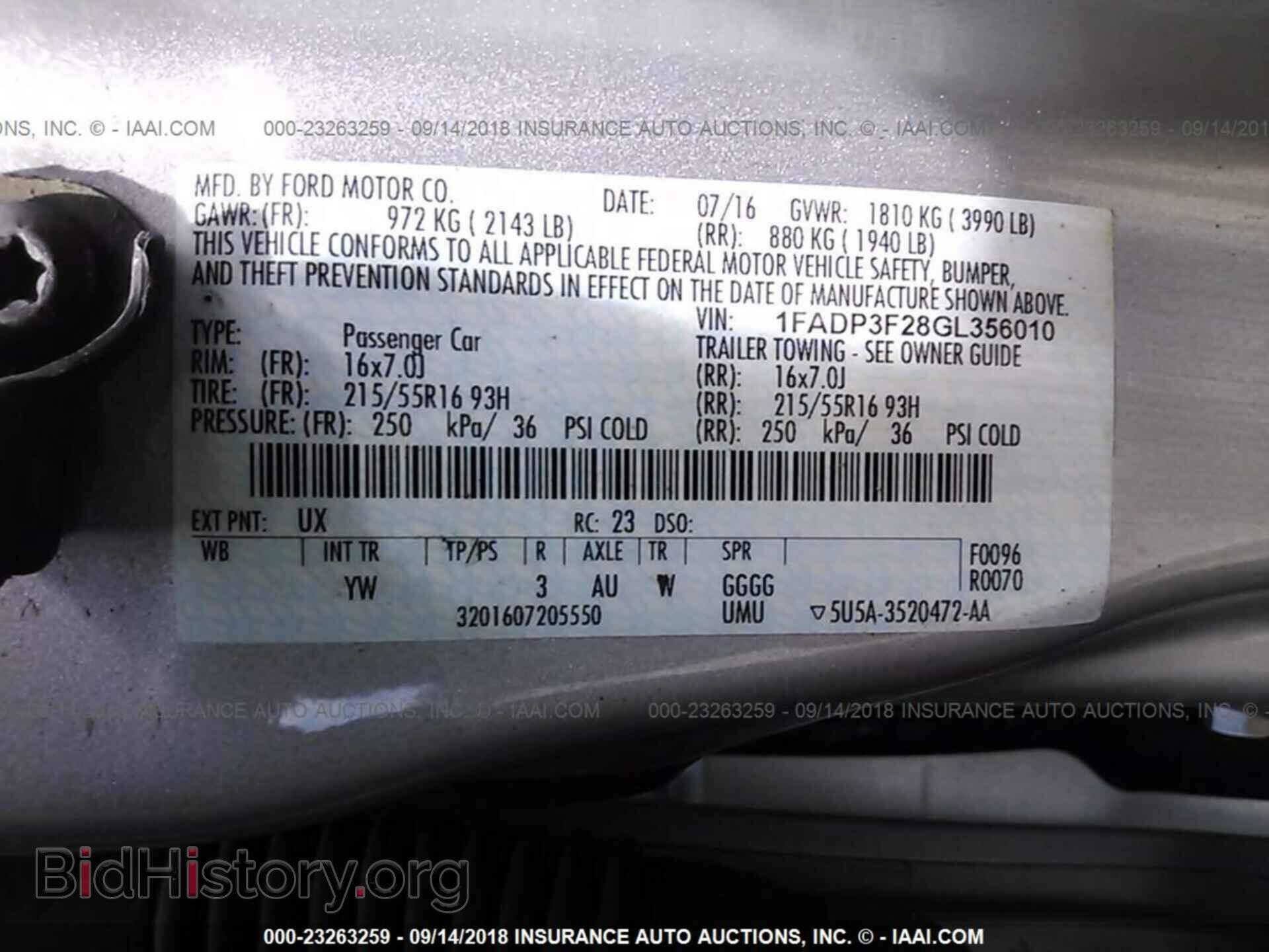 2016 Ford Focus - VIN: 1FADP3F28GL356010 - Photo 9