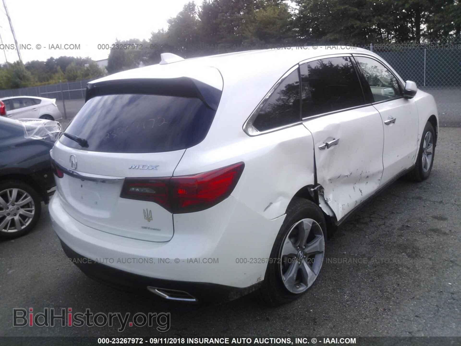 2014 Acura Mdx - VIN: 5FRYD4H22EB005390 - Фото 4