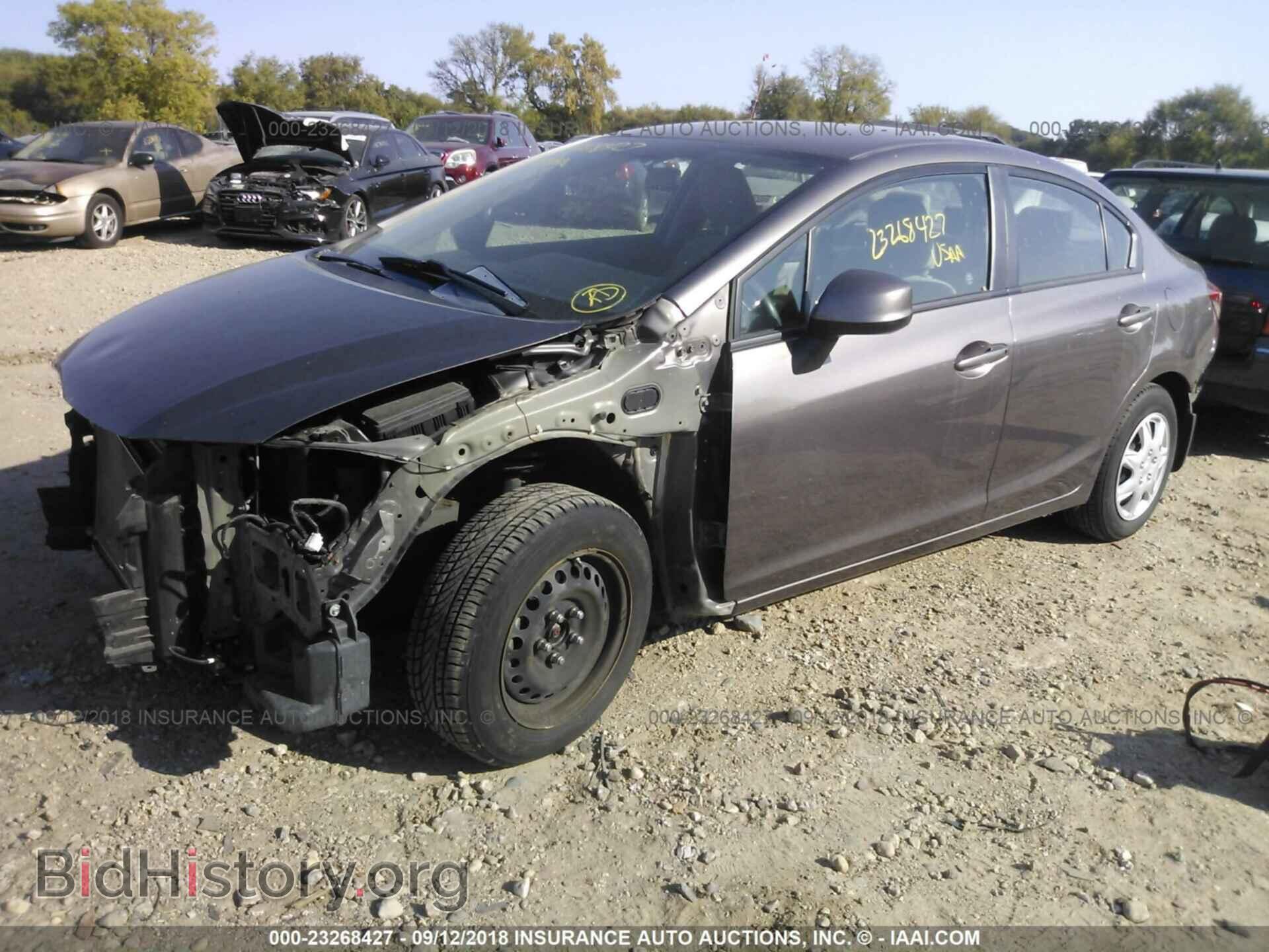 2013 Honda Civic - VIN: 19XFB2F54DE096103 - Фото 2