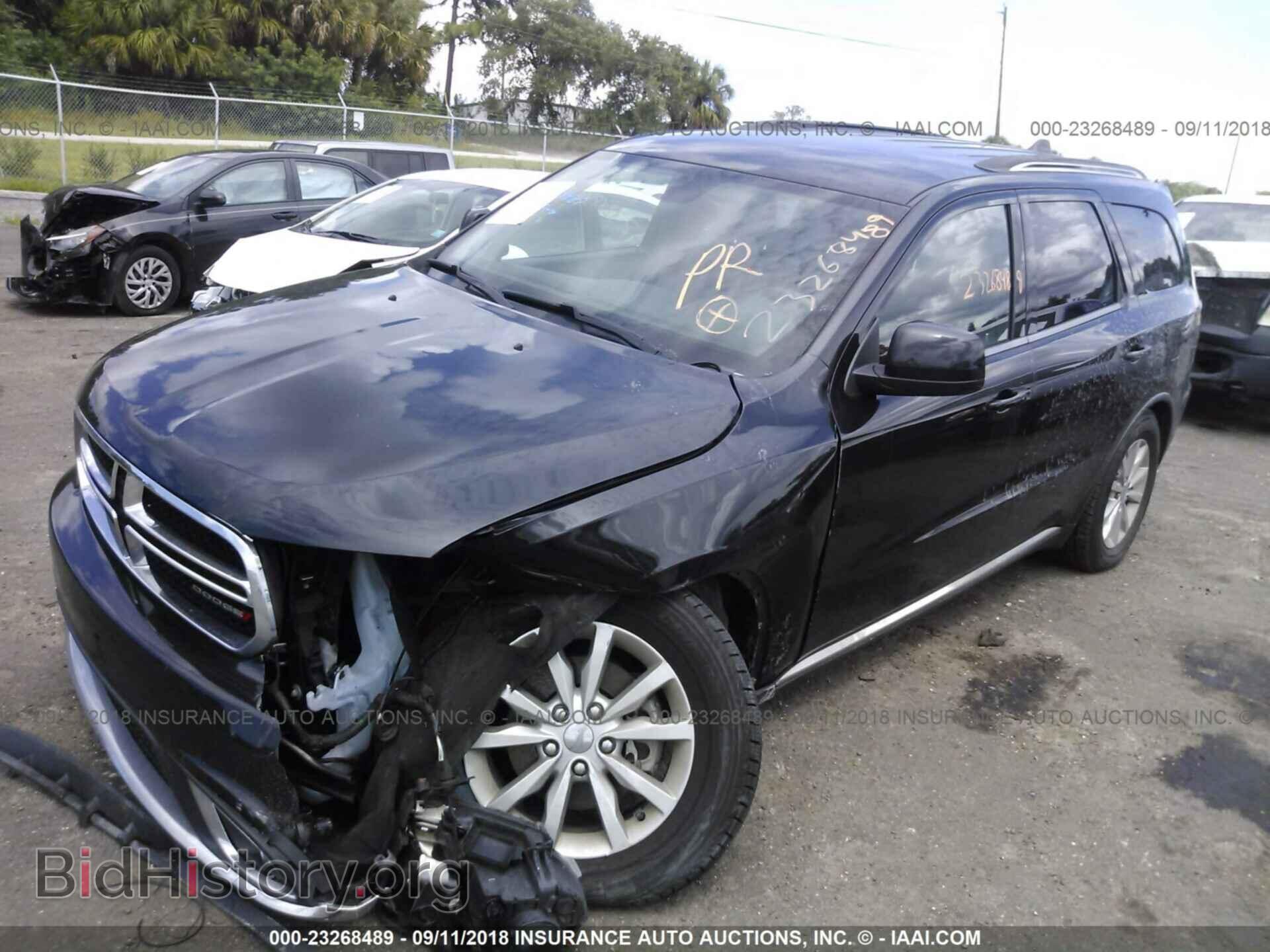 2014 Dodge Durango - VIN: 1C4RDHAGXEC360453 - Фото 2