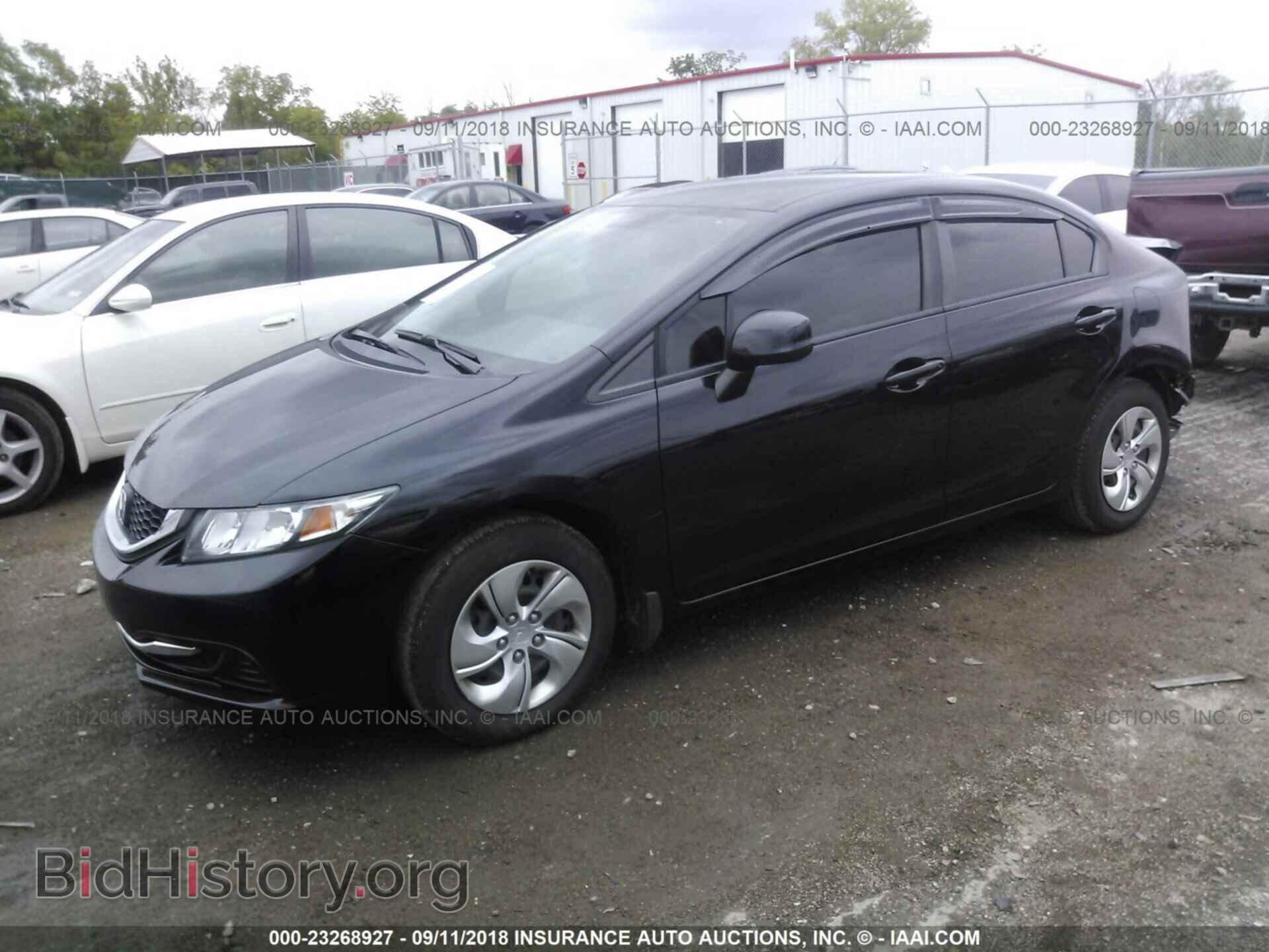2013 Honda Civic - VIN: 19XFB2F54DE077695 - Фото 2