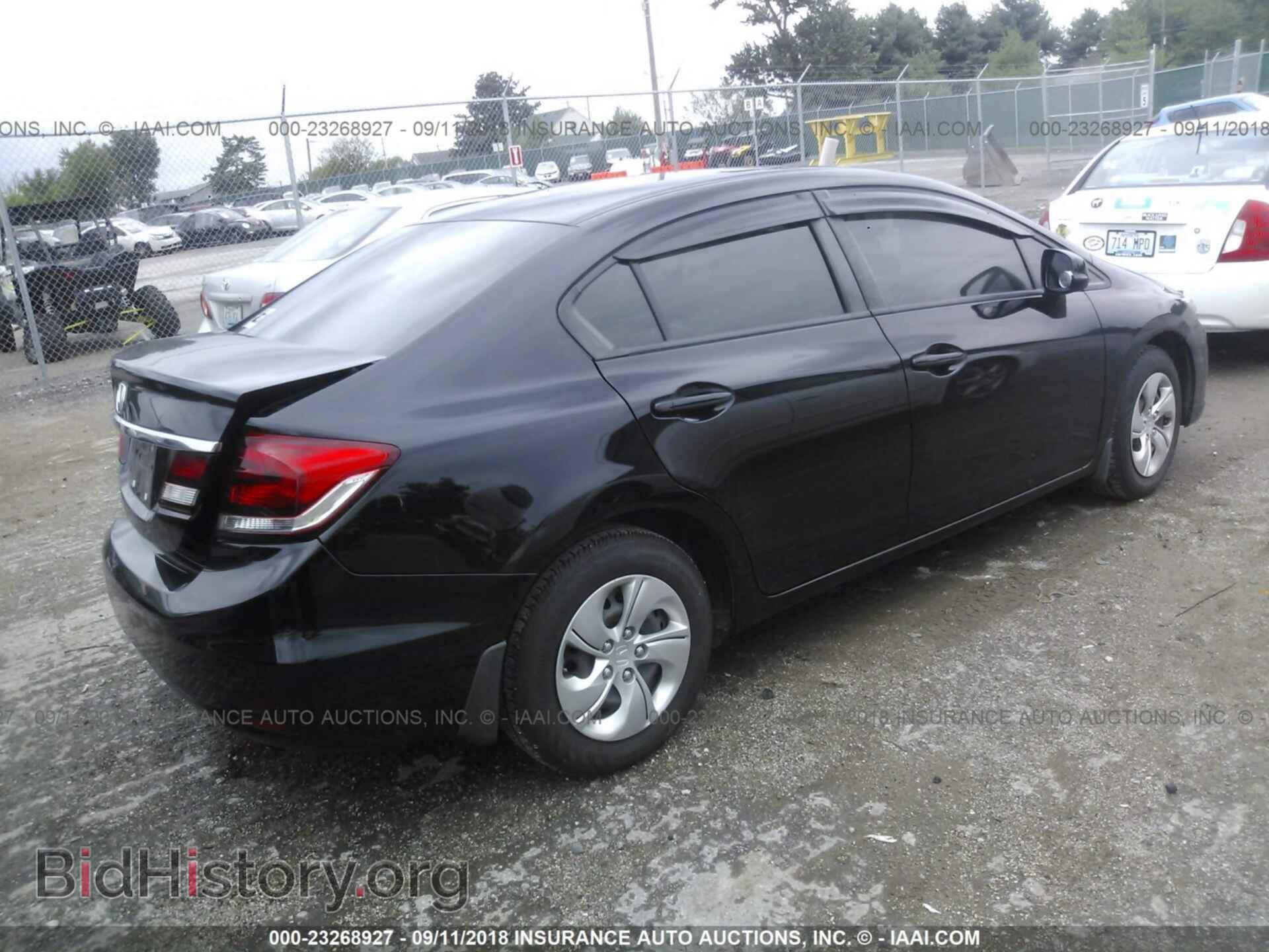 2013 Honda Civic - VIN: 19XFB2F54DE077695 - Фото 4