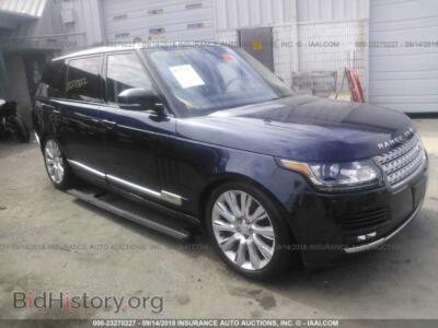2016 Land Rover RANGE ROVER, blue — VIN SALGS3EF2GA309828, IAAI