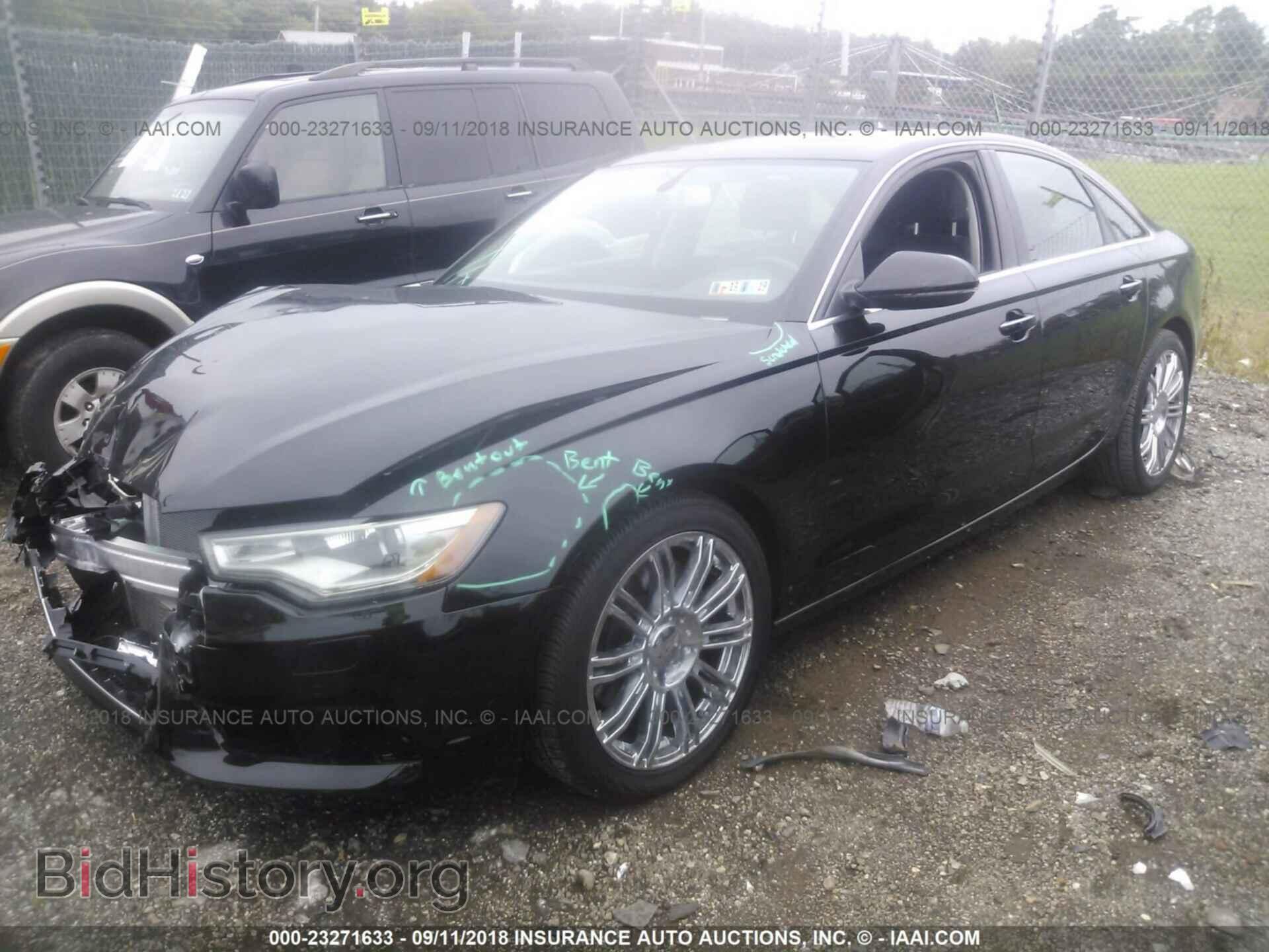 2014 Audi A6 - VIN: WAUGFAFC6EN010530 - Фото 2