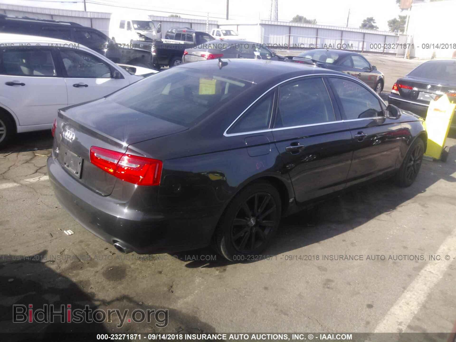 2013 AUDI A6 - VIN: WAUGFAFC4DN059370 - Photo 4