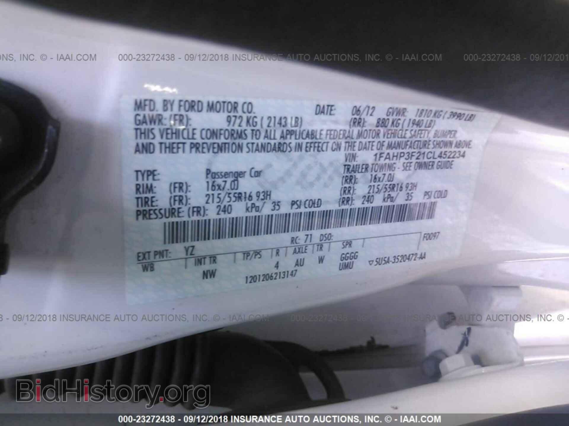 2012 Ford Focus - VIN: 1FAHP3F21CL452234 - Photo 9