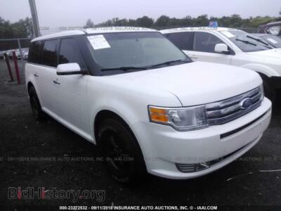 2011 Ford FLEX SEL, белый — VIN 2FMGK5CC7BBD05715, IAAI