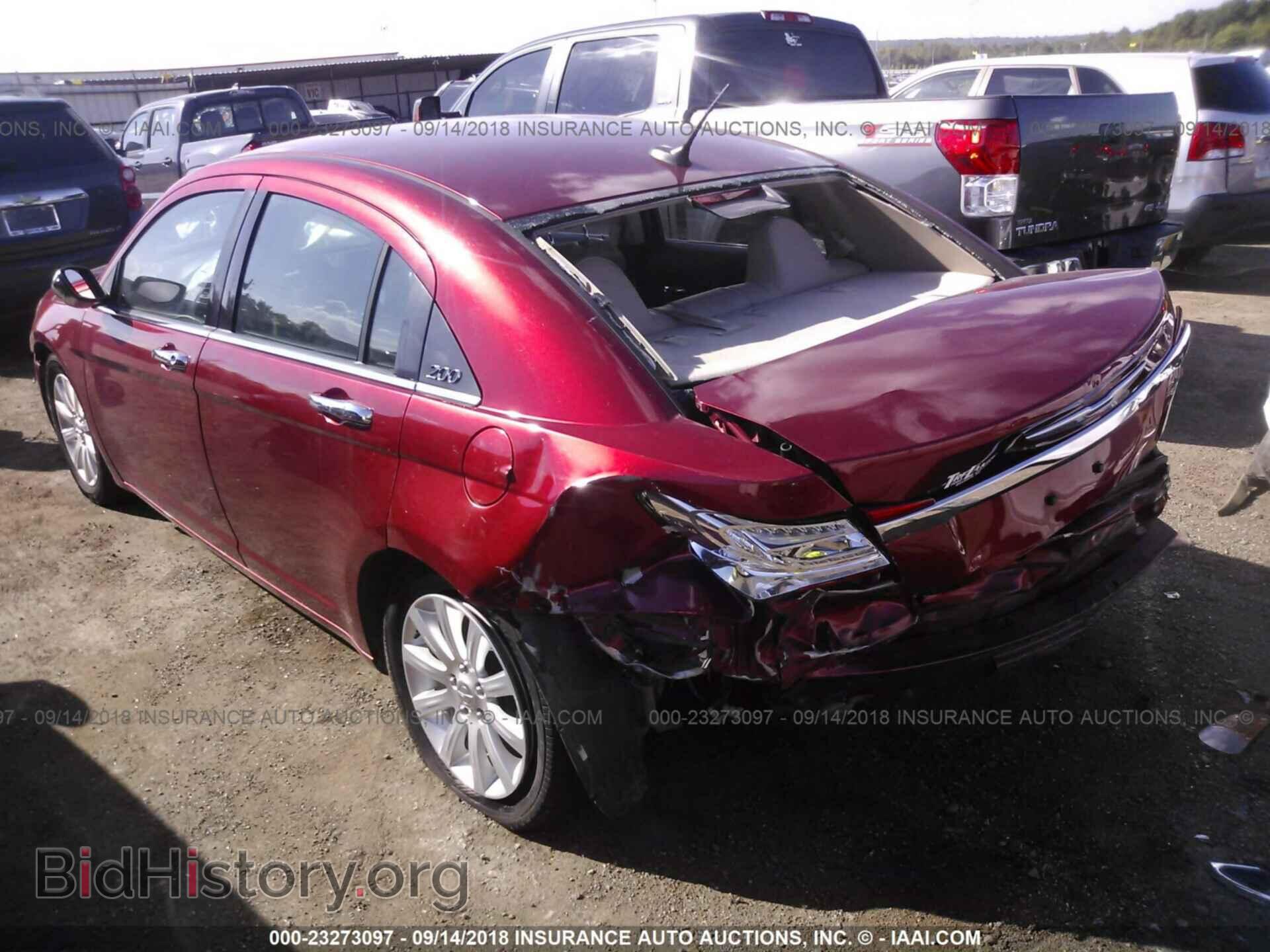 2013 Chrysler 200 - VIN: 1C3CCBCG5DN508258 - Photo 3