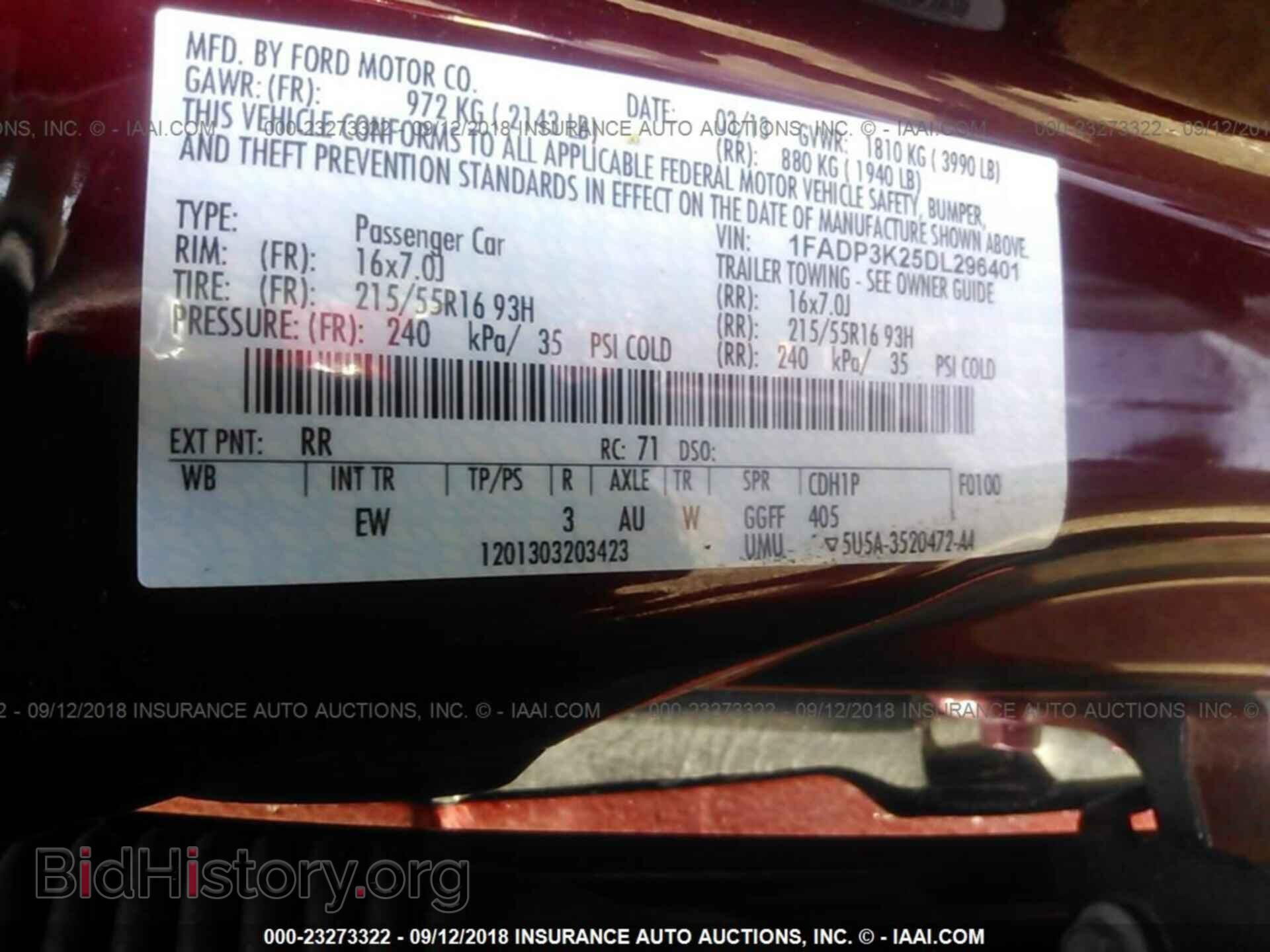 2013 Ford Focus - VIN: 1FADP3K25DL296401 - Photo 9
