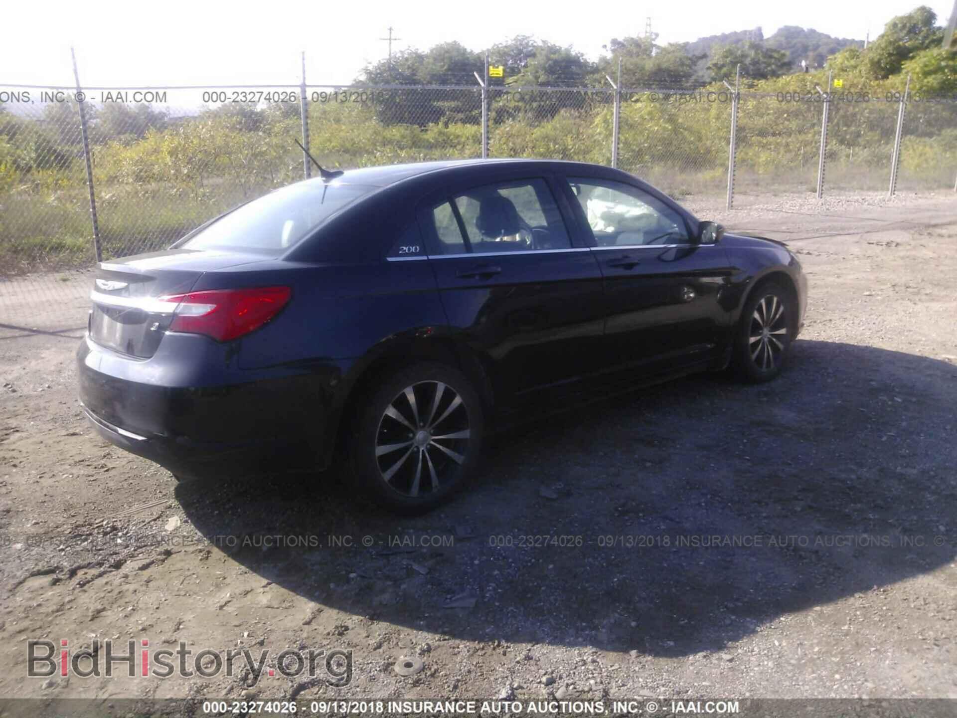 2012 Chrysler 200 - VIN: 1C3CCBHG1CN109368 - Фото 4