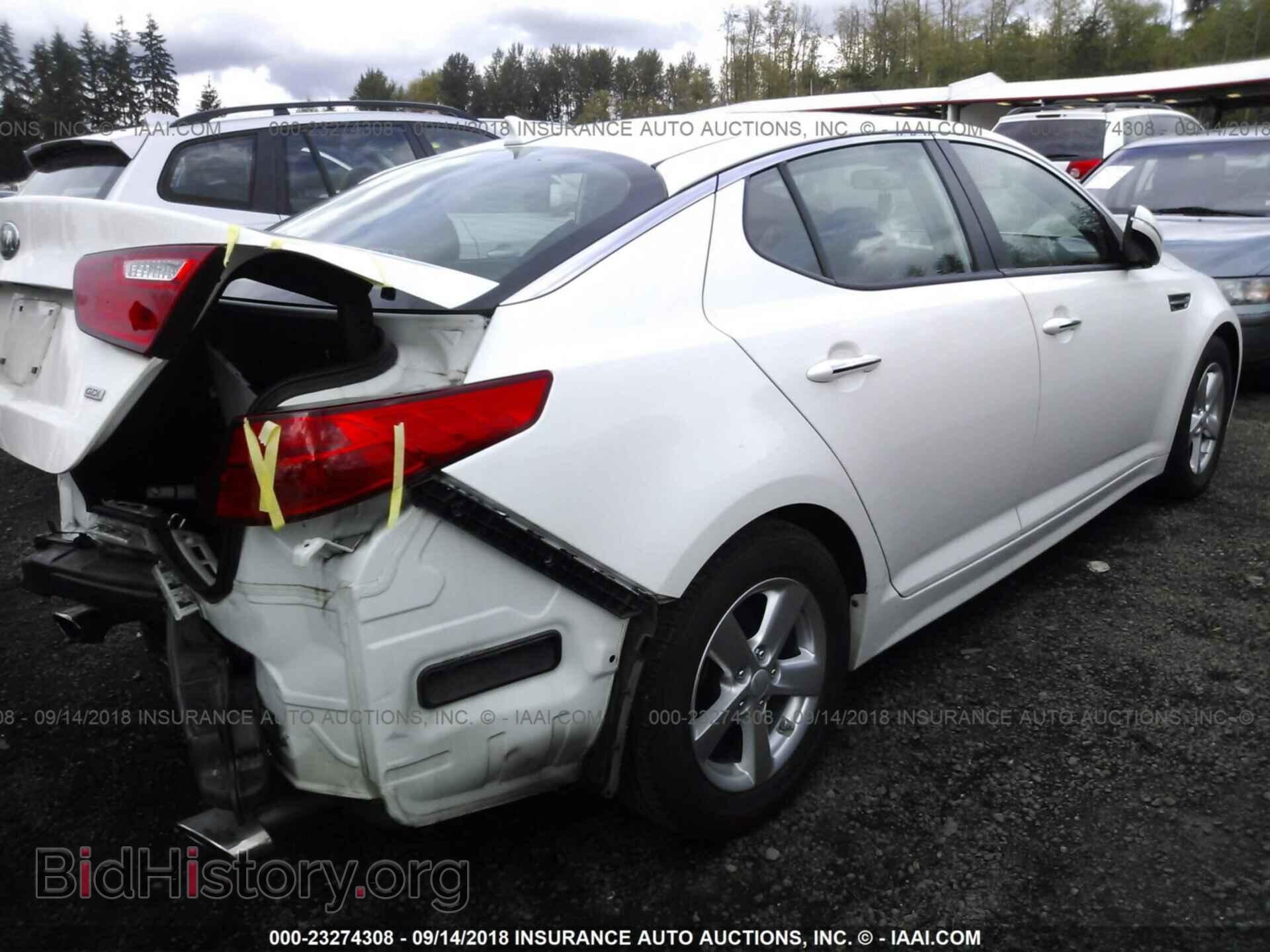 2015 Kia Optima - VIN: KNAGM4A77F5651821 - Фото 4