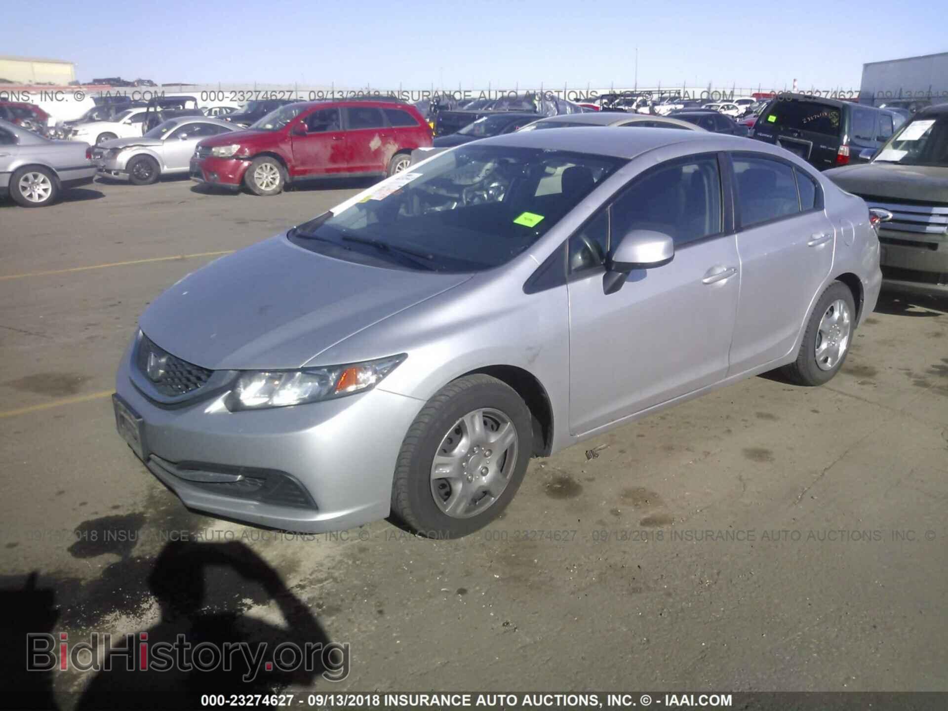2013 Honda Civic - VIN: 19XFB2F53DE037544 - Фото 2