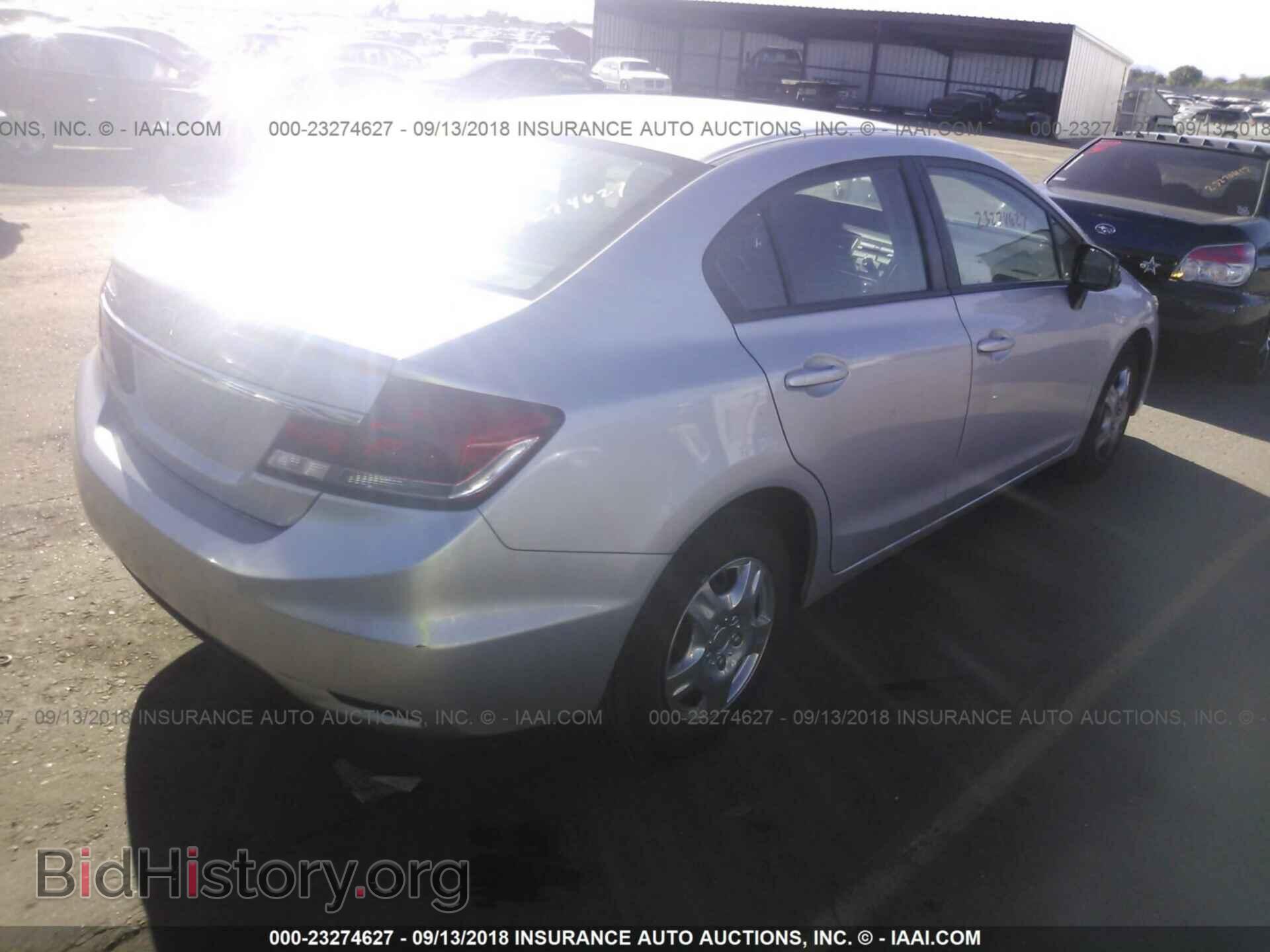 2013 Honda Civic - VIN: 19XFB2F53DE037544 - Фото 4