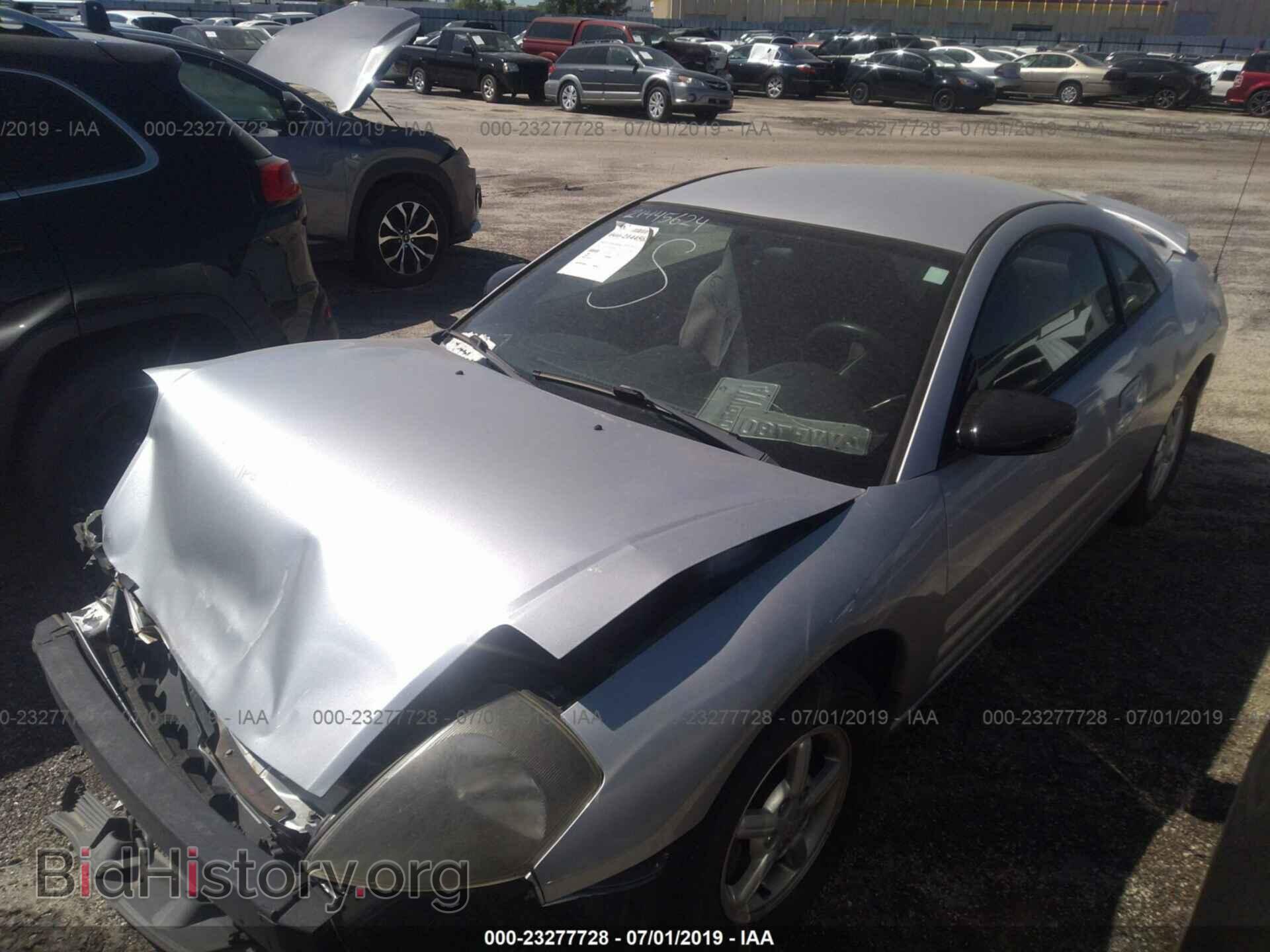 2002 MITSUBISHI ECLIPSE - VIN: 4A3AC34GX2E007304 - Фото 2