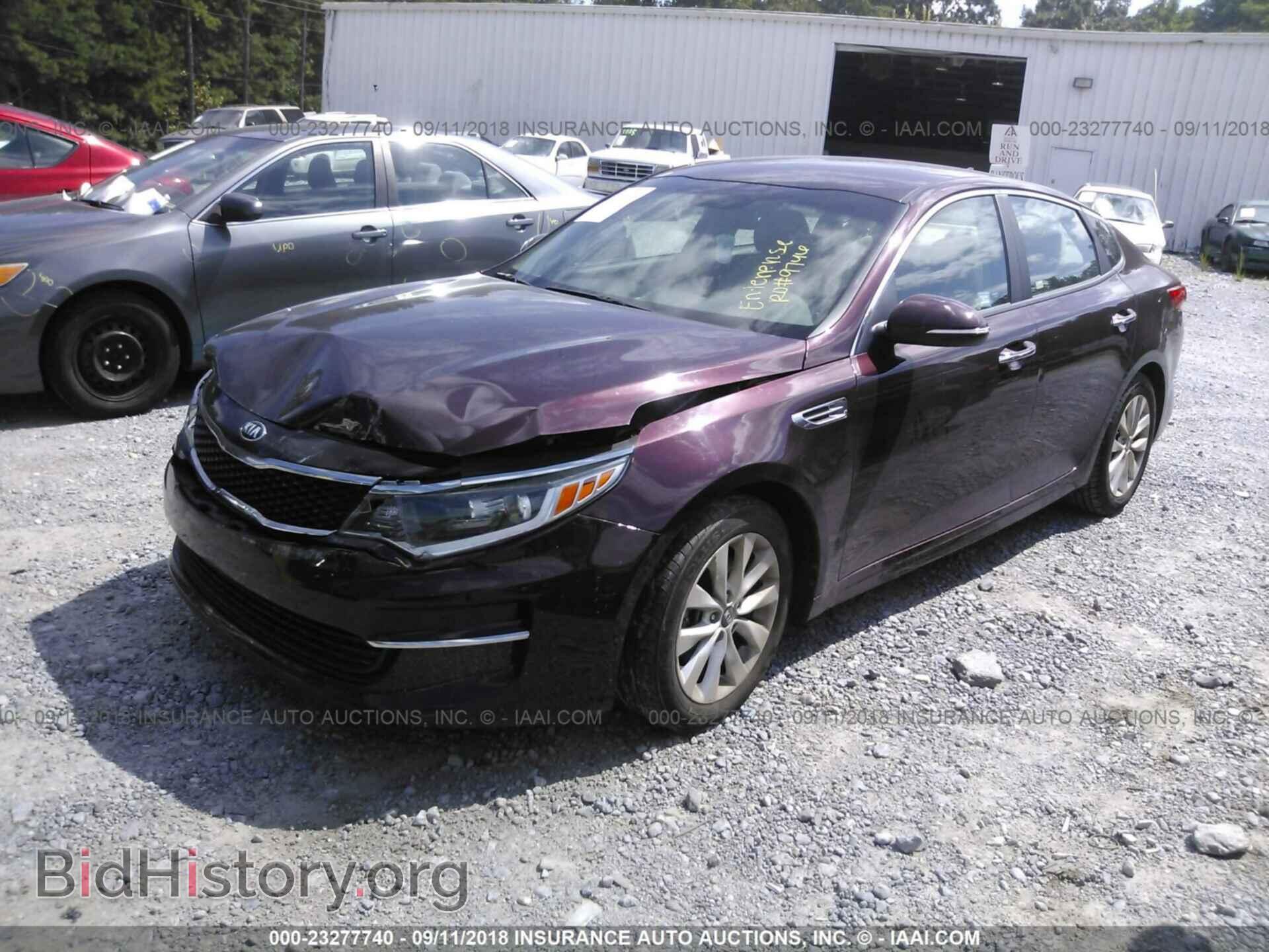 2016 Kia Optima - VIN: 5XXGT4L37GG007765 - Фото 2