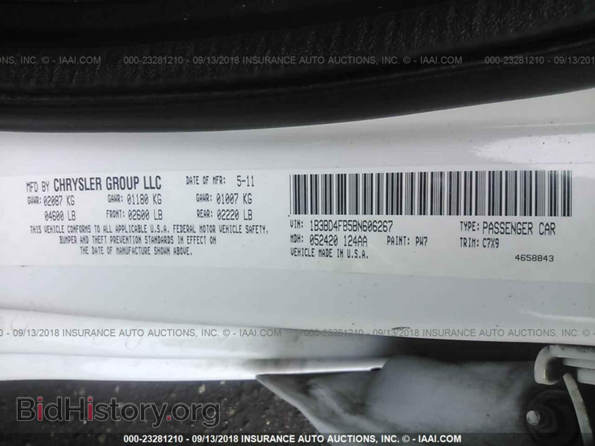 2011 Dodge Avenger - VIN: 1B3BD4FB5BN606267 - Photo 9